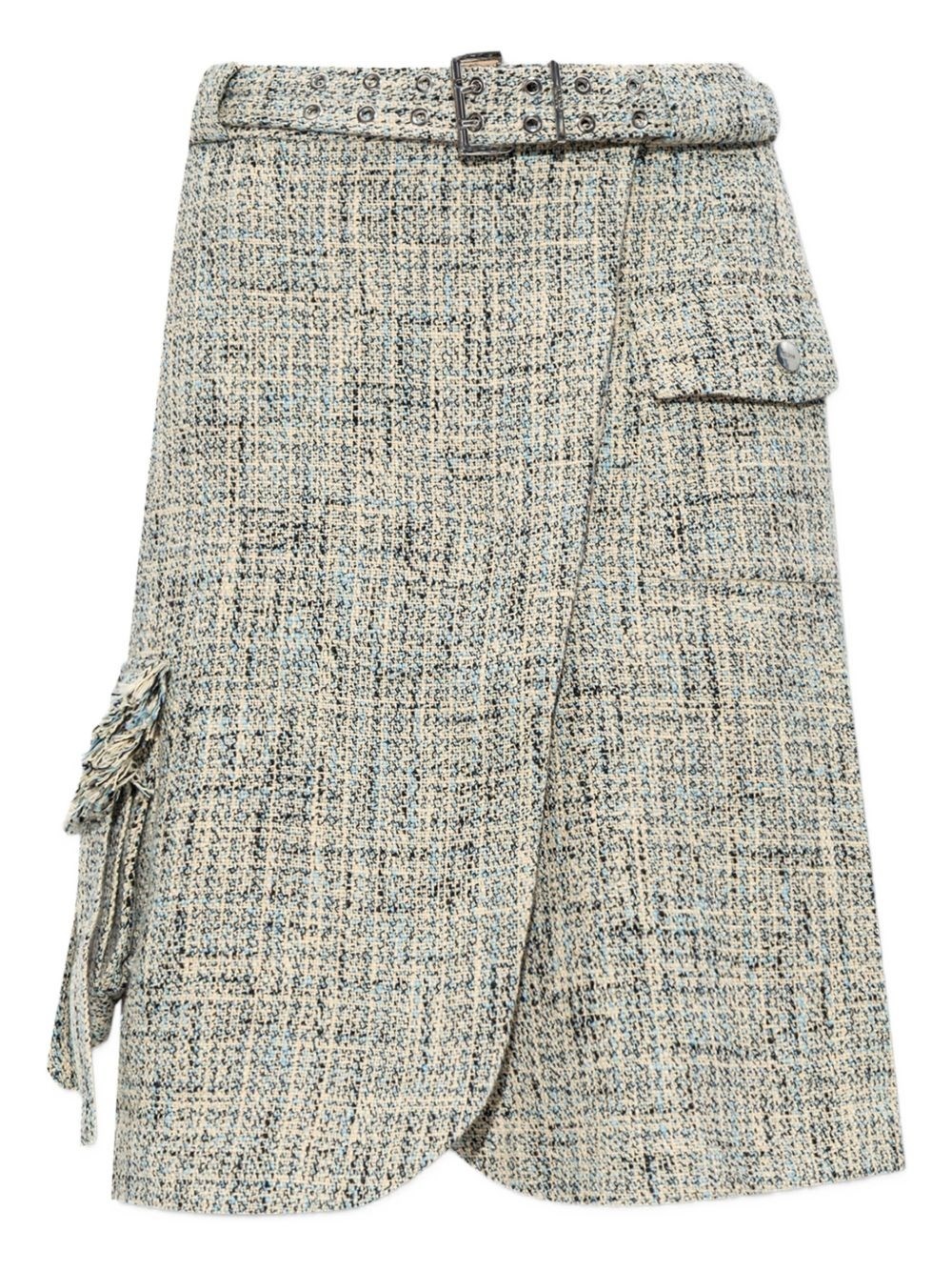 Tweed midi skirt - 1