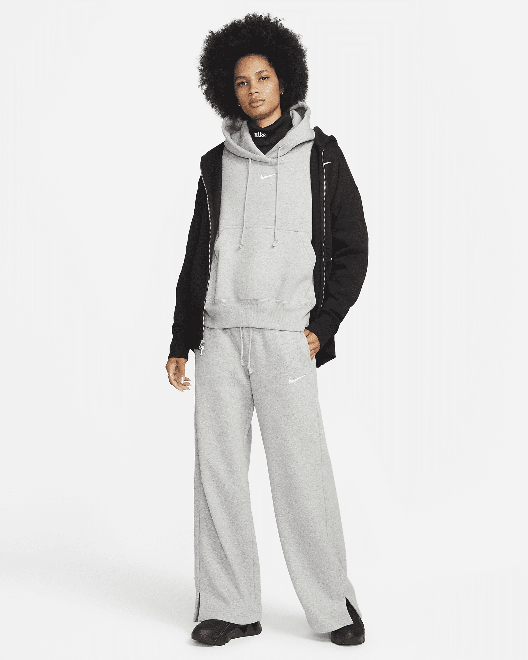 Nike Sportswear Phoenix Fleece Women's High-Waisted Wide-Leg Sweatpants - 7