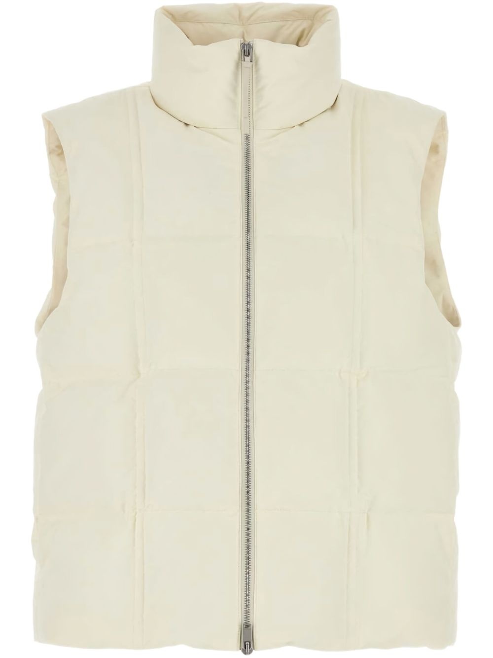 ダウンベスト Jil Sander Ivory Polyester Sleeveless Down Jacket Jil Sander padded gilet | REVERSIBLE