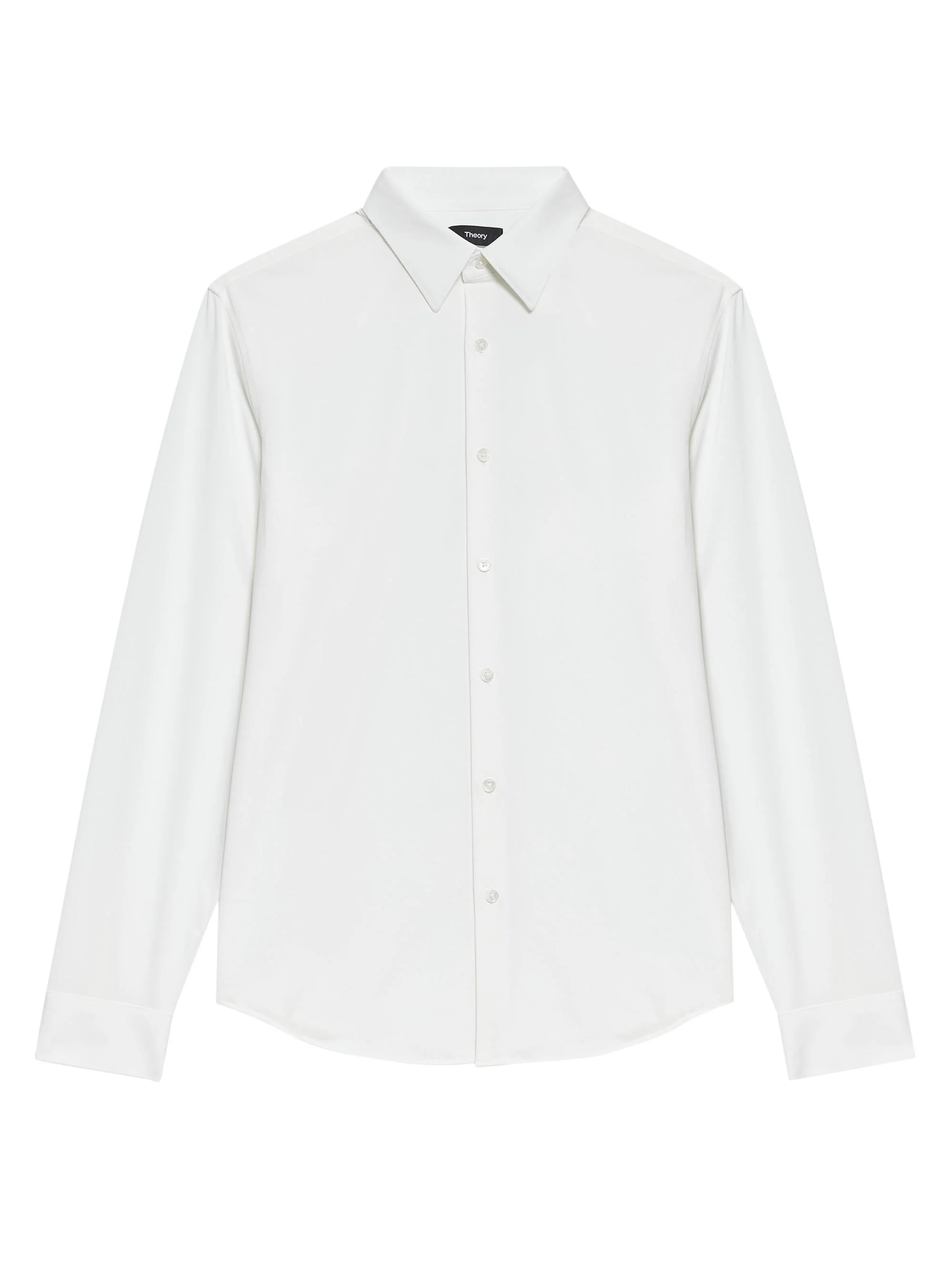 Men's Sylvain Structure Knit Shirt - White - 1
