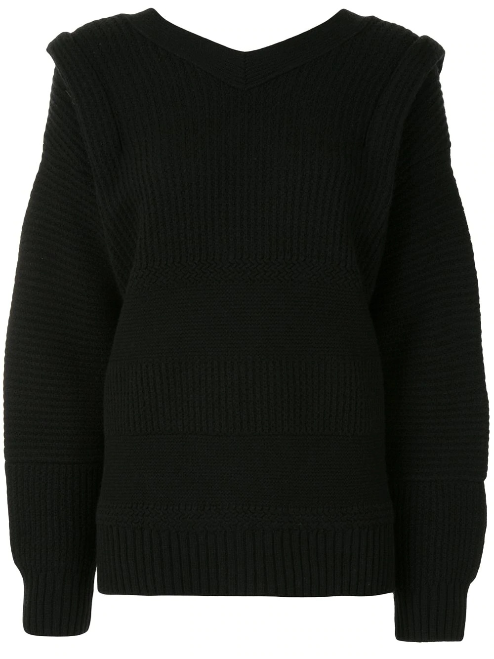 bow oversized cotton jumper - 1