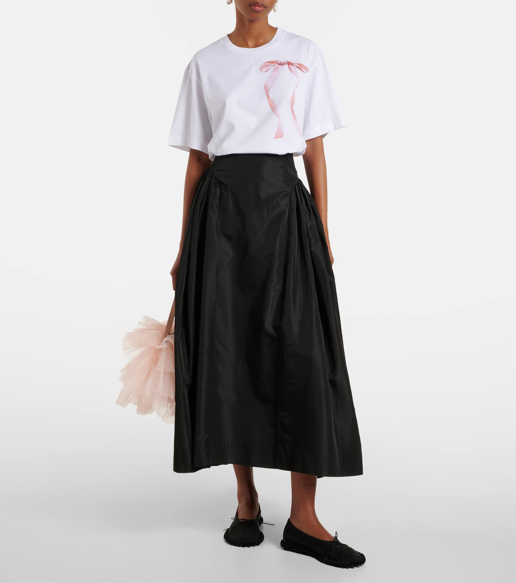 Printed cotton jersey T-shirt - 2