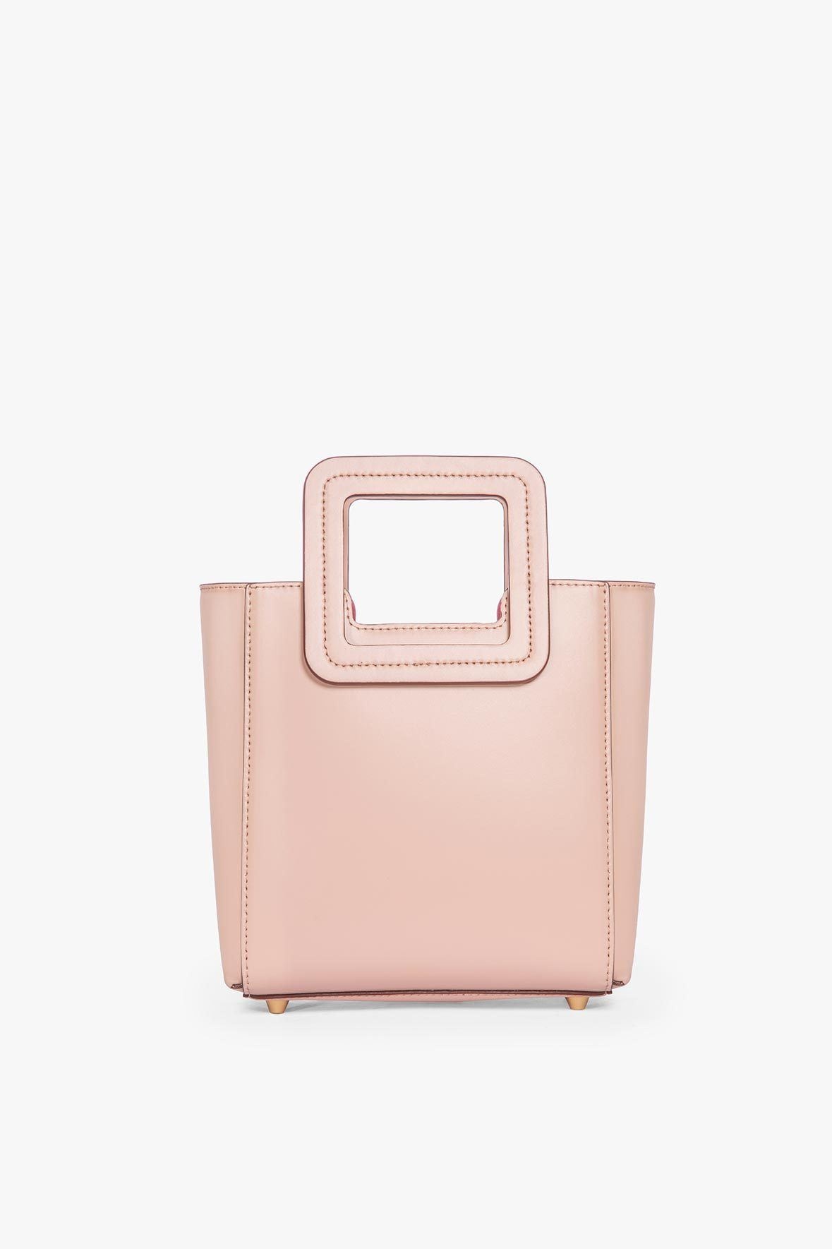 STAUD MINI SHIRLEY LEATHER BAG | BLUSH - 5