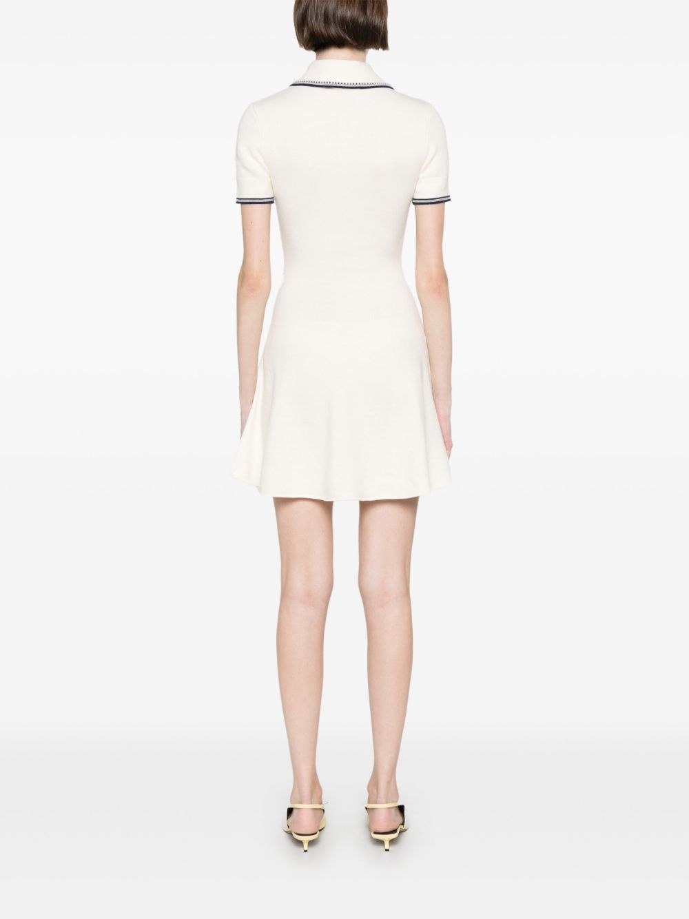 knitted mini dress - 4