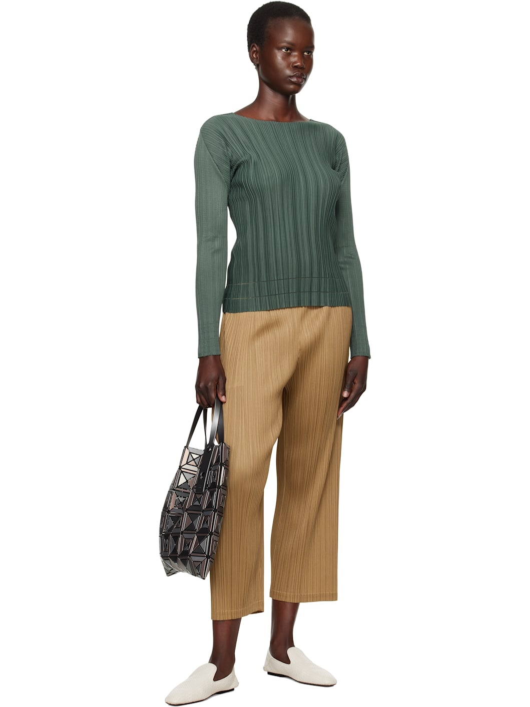 Beige Monthly Colors December Trousers - 4