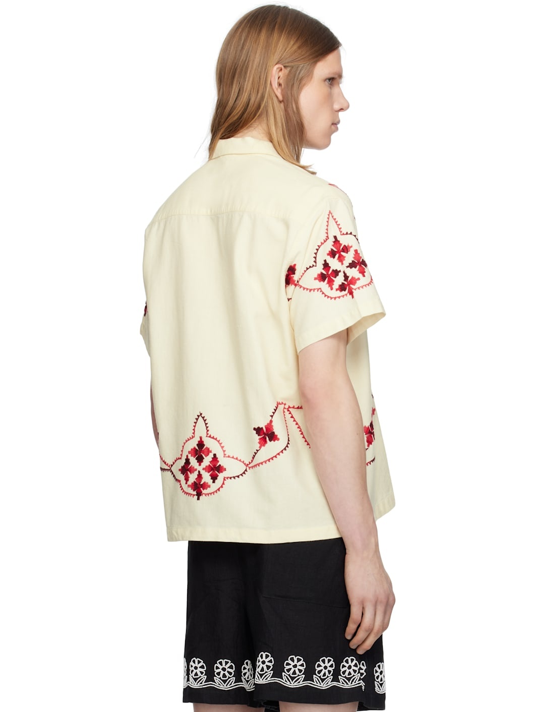 Off-White Dainty Embroidered Shirt - 3