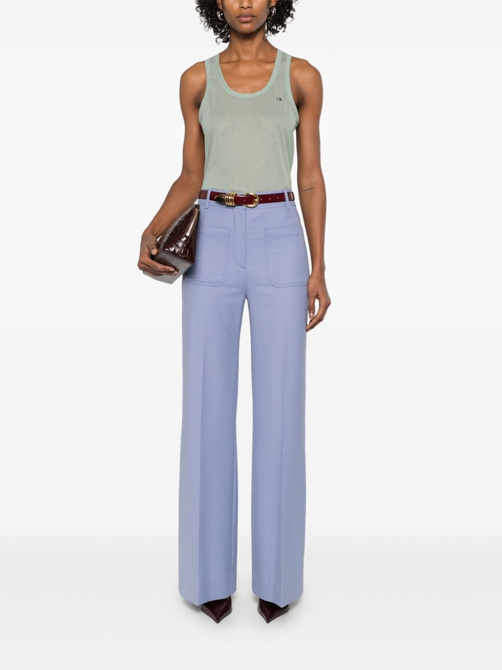 crepe tank top - 2