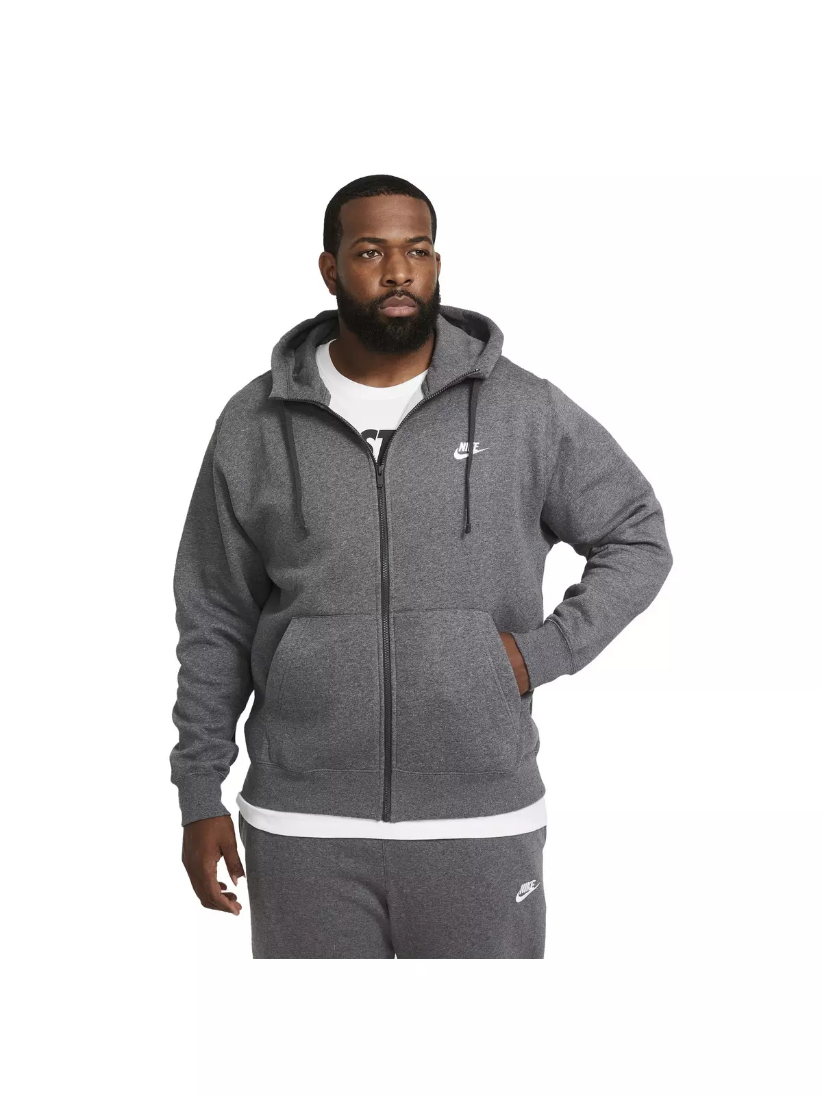 Men's Sportswear Club Full-Zip Hoodie - 5