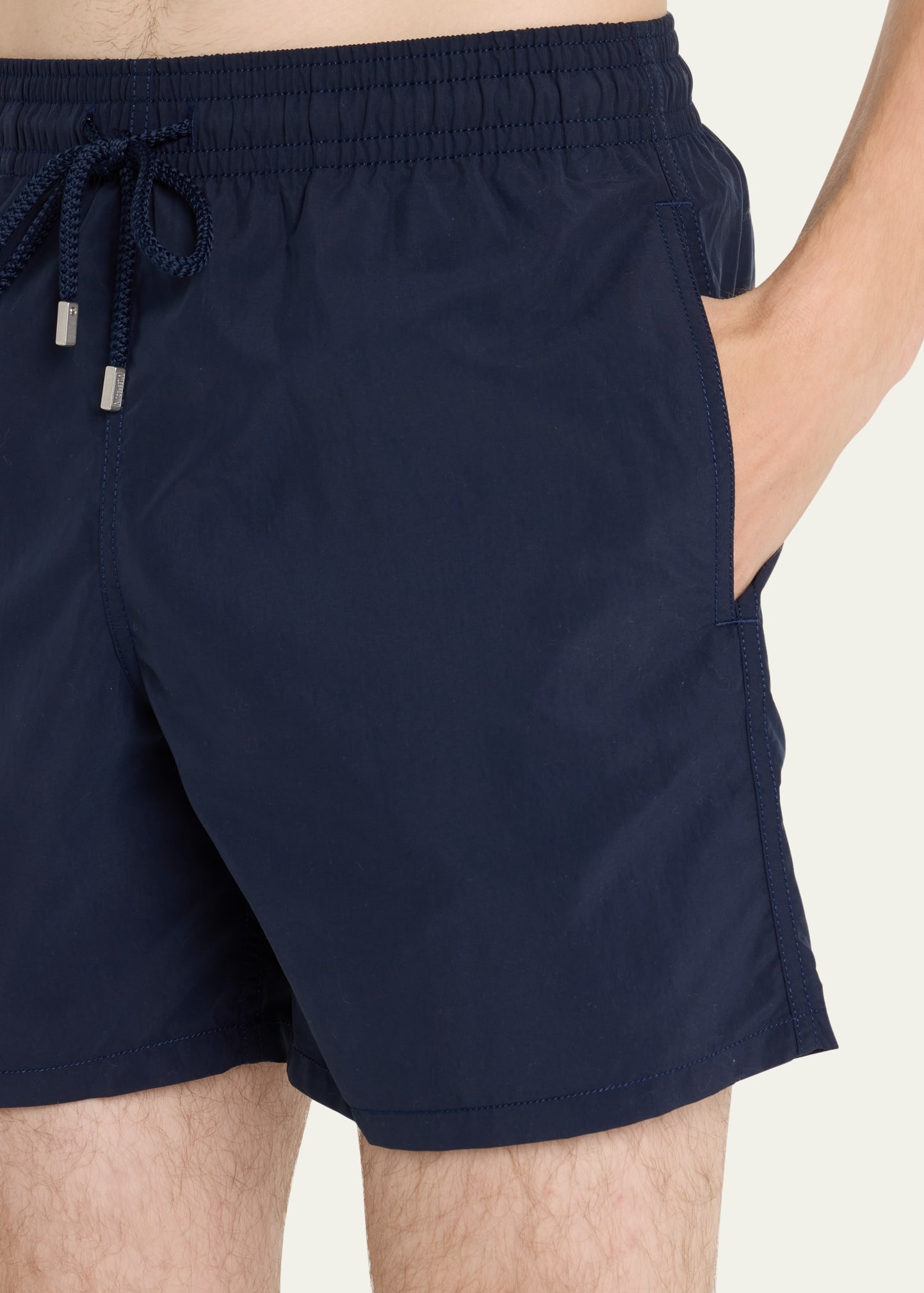 Men's Solid Swim Shorts - 4