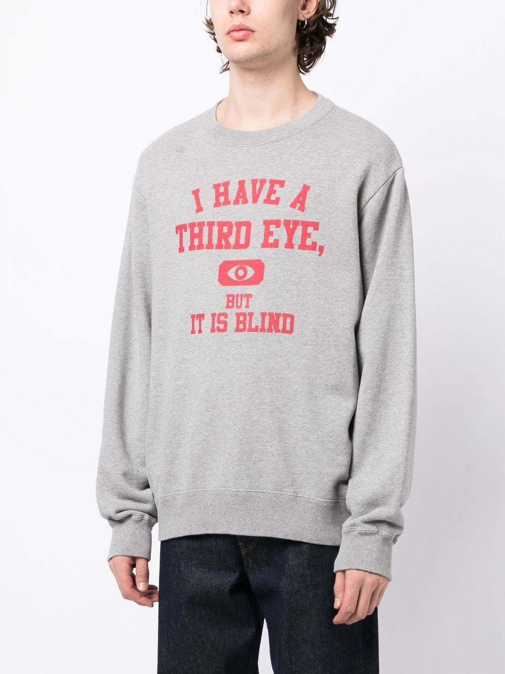 graphic-print cotton sweatshirt - 3