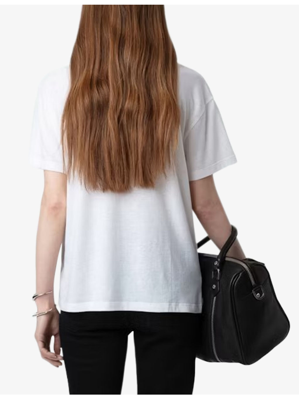 Marta diamante-embellished short-sleeve cotton-blend T-shirt - 4