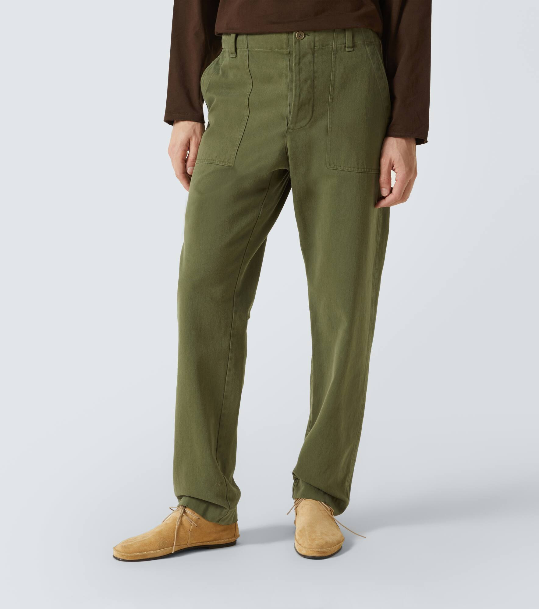 Valerio cotton straight pants - 3