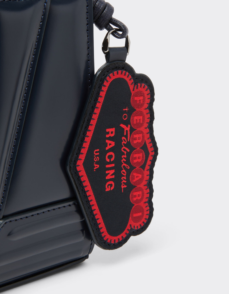 Ferrari GT micro tote bag in leather 5