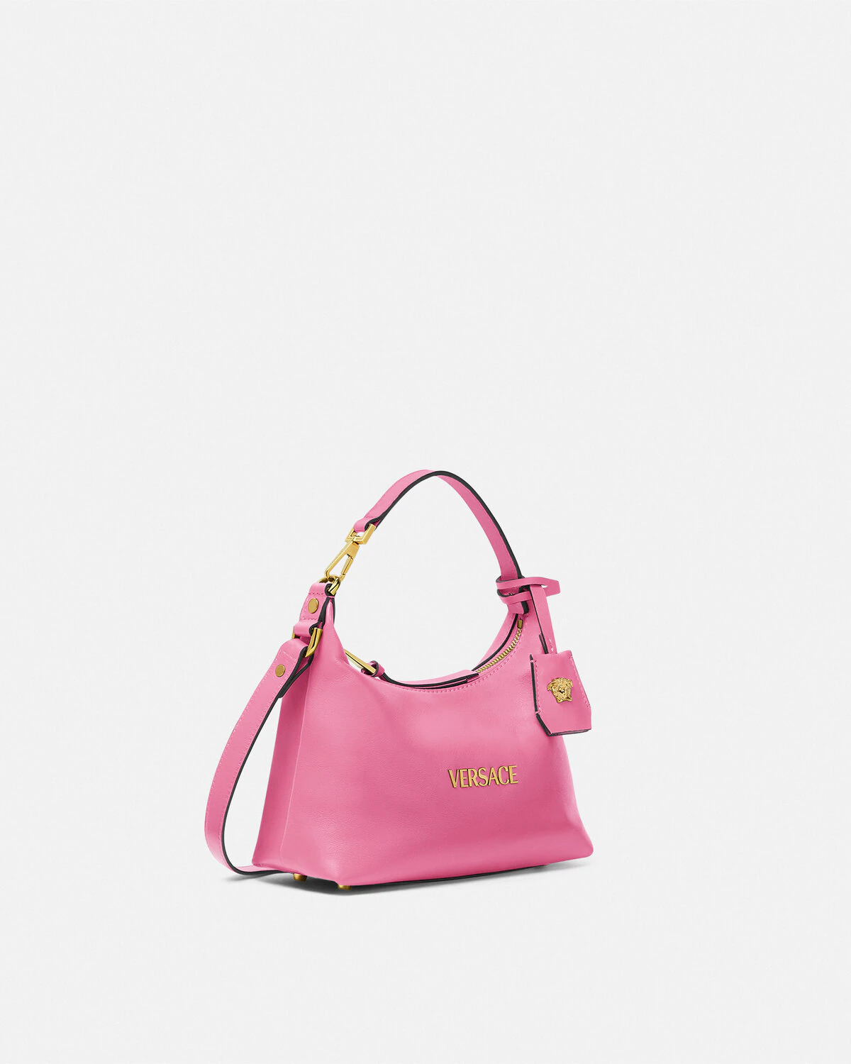Versace Tag Hobo Handbag - 2