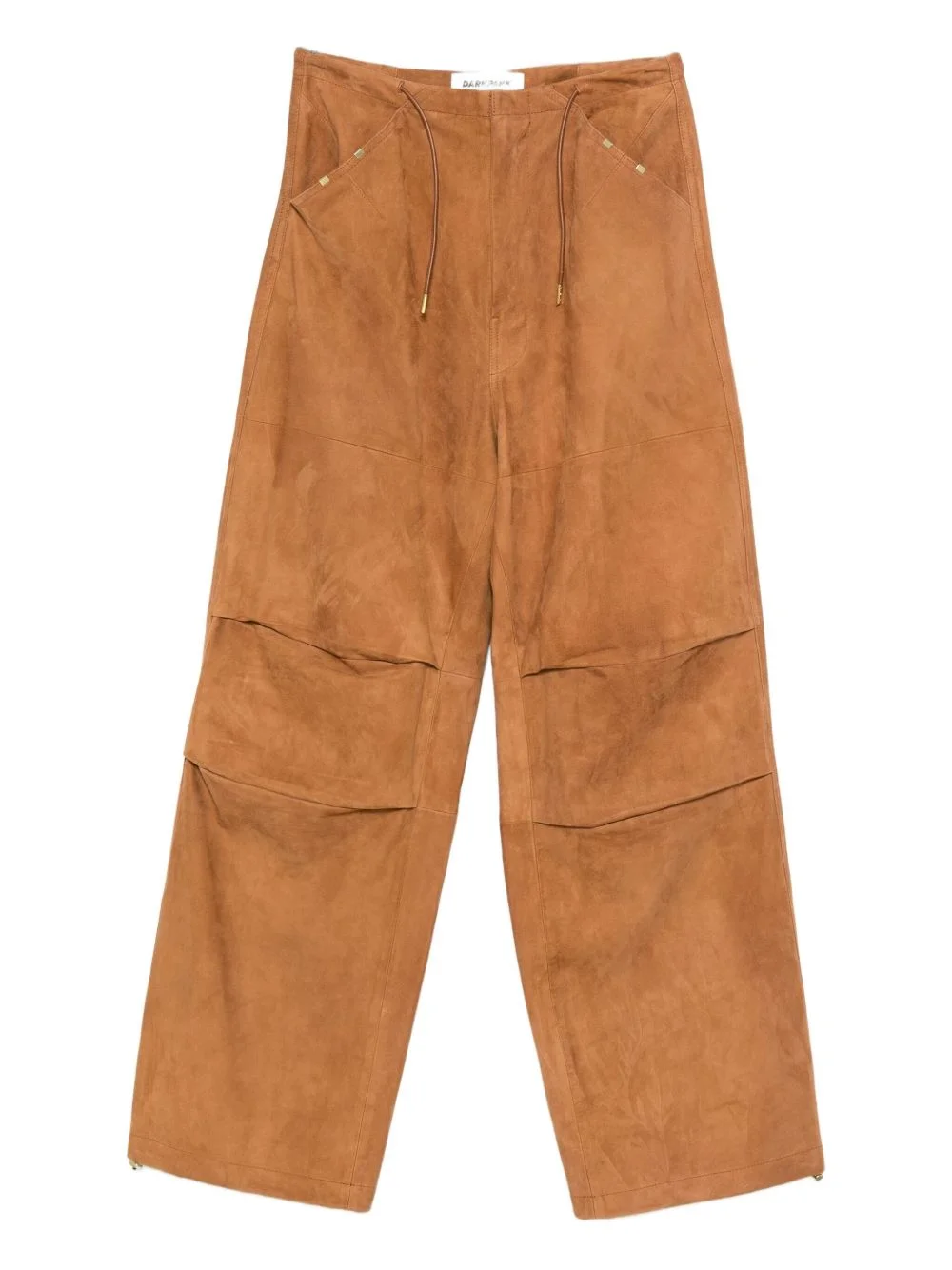 suede palazzo trousers - 1