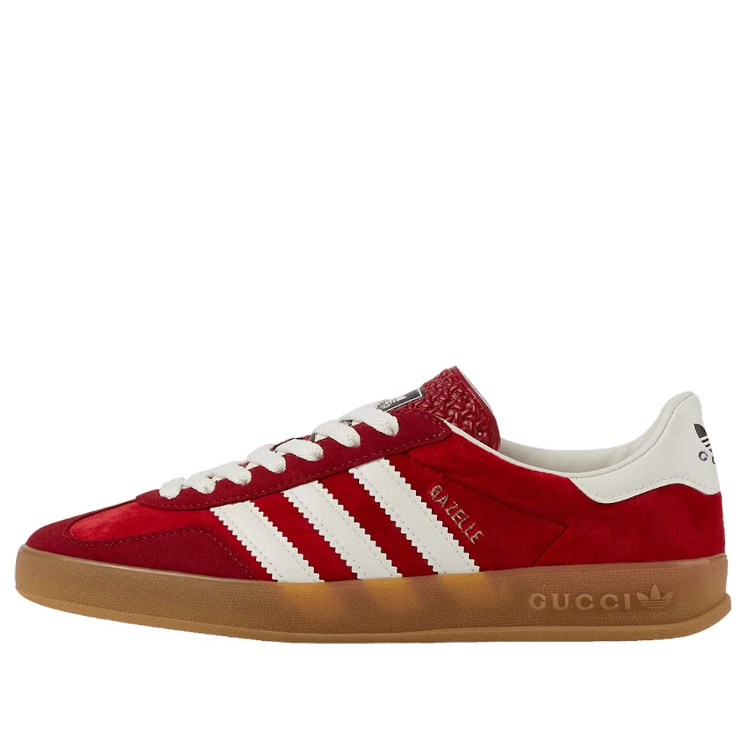 (WMNS) adidas Gazelle x Gucci Shoes 'Red Velvet' 707864-9STU0-6360 - 1