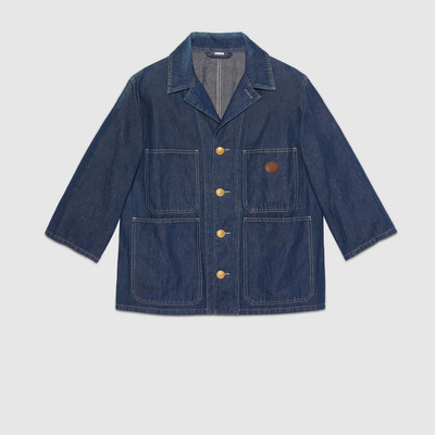 GUCCI Stonewashed denim jacket outlook