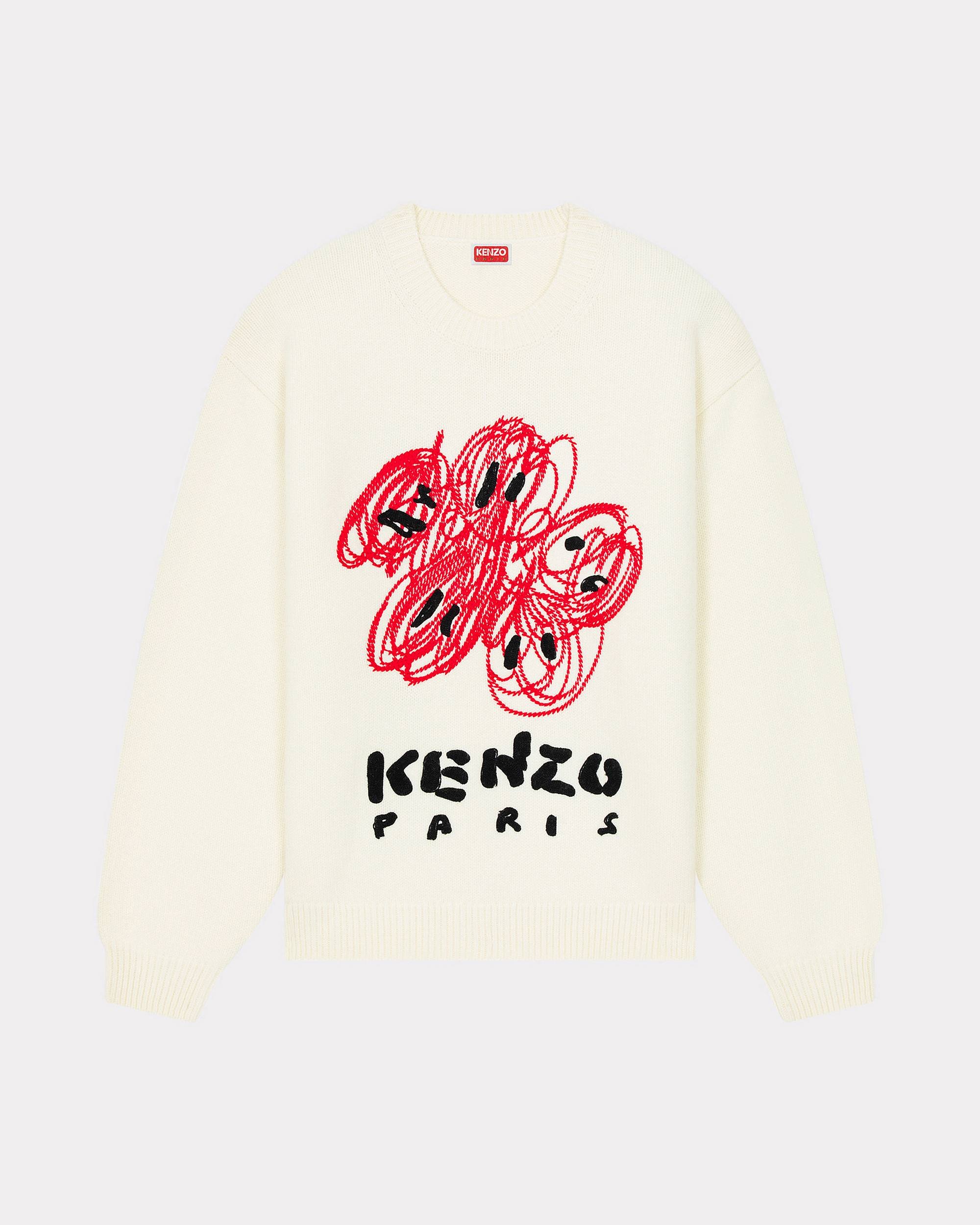 'KENZO Drawn Varsity' embroidered genderless jumper - 1