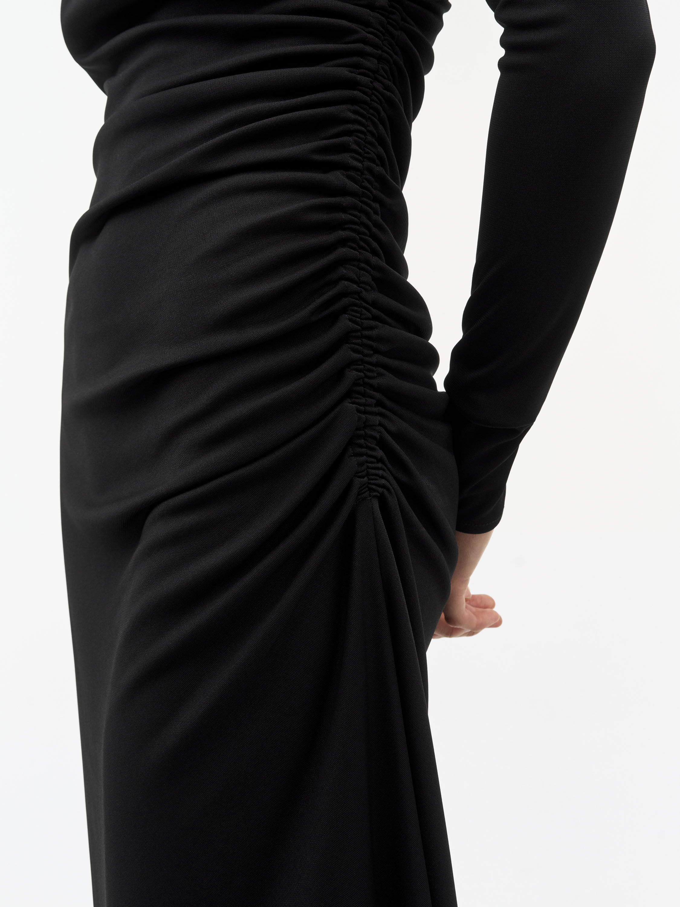 Aliz Sleeveless Draped Dress - 4