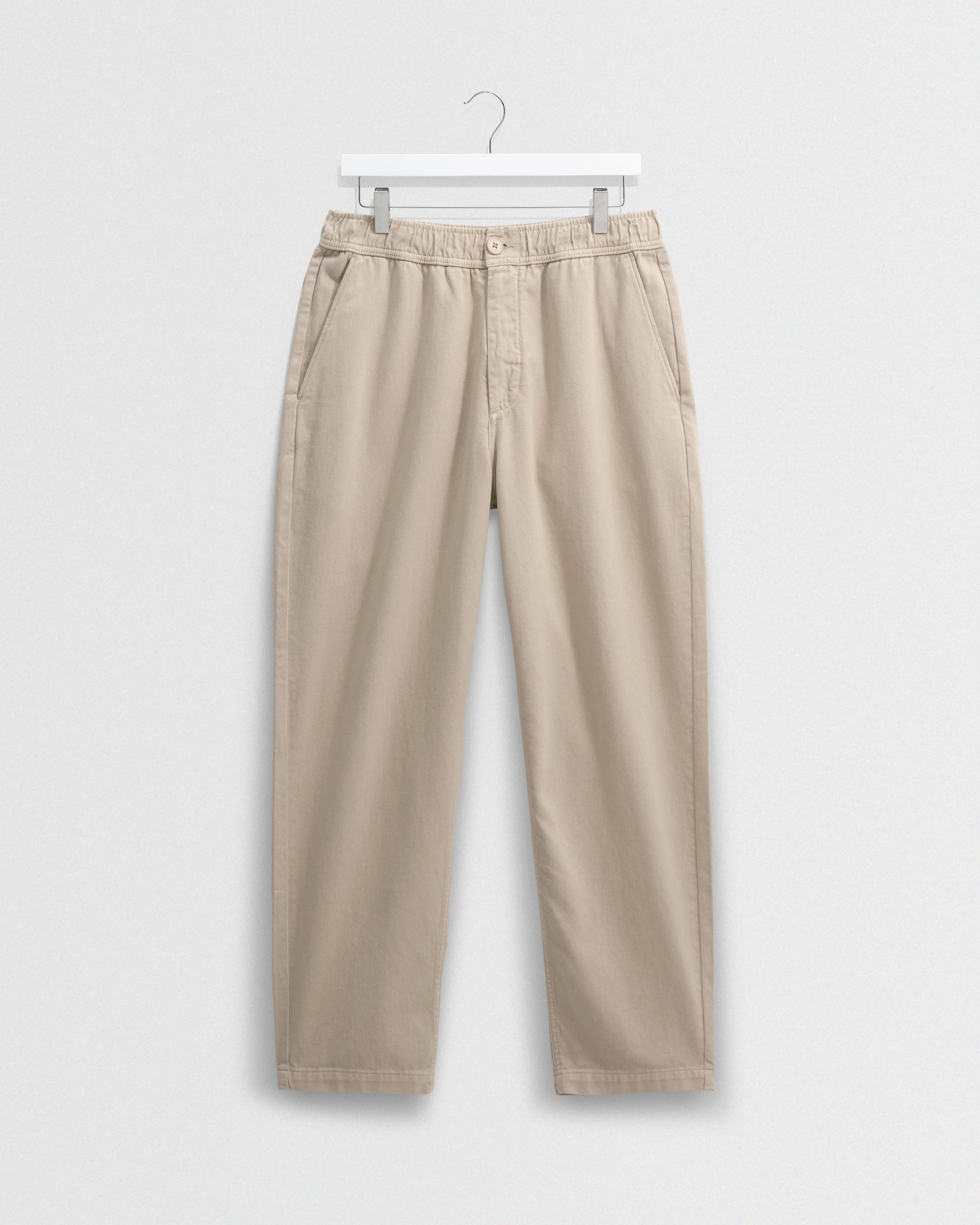 Kurt - Stone Organic Cotton Trousers - 1
