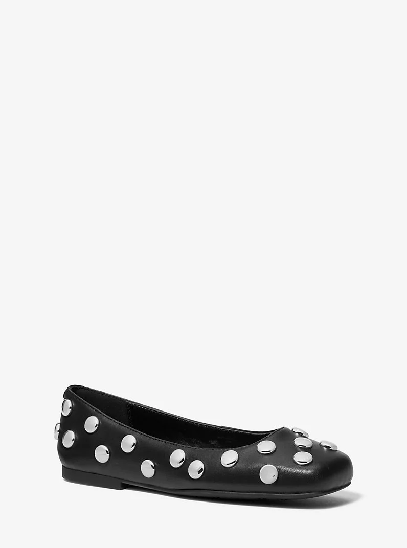 Matilda Studded Leather Ballet Flat - 1