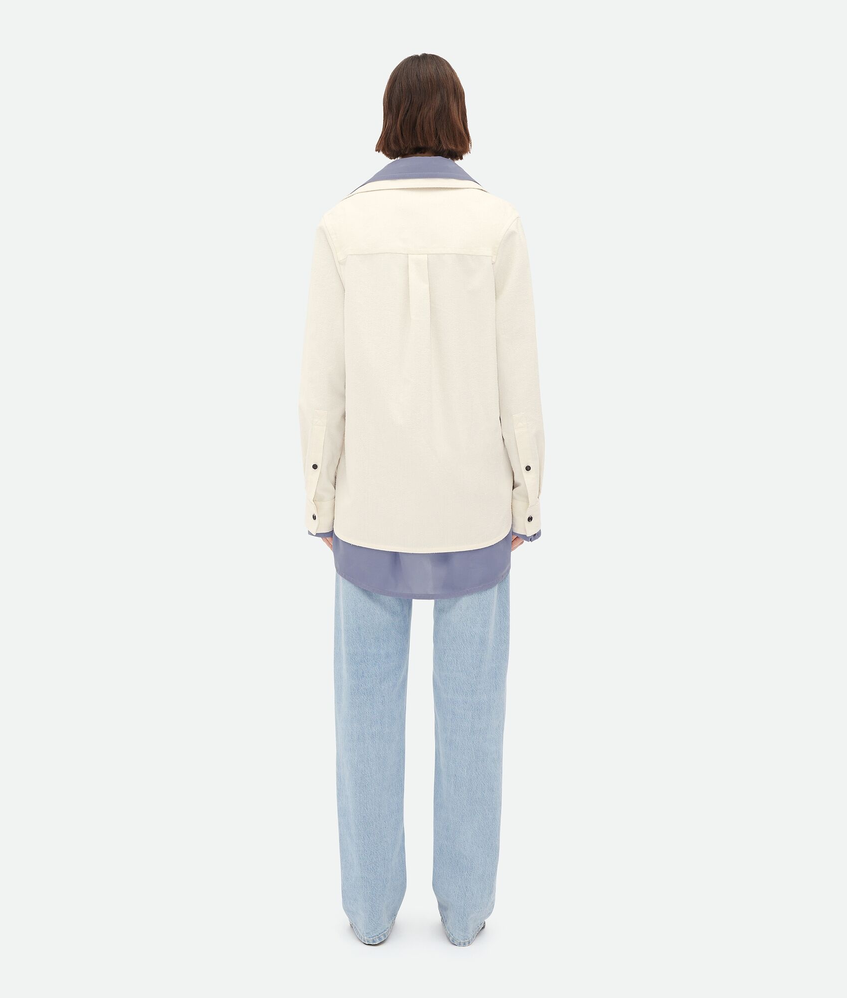 Relaxed Fit Double Layer Cotton Shirt - 3