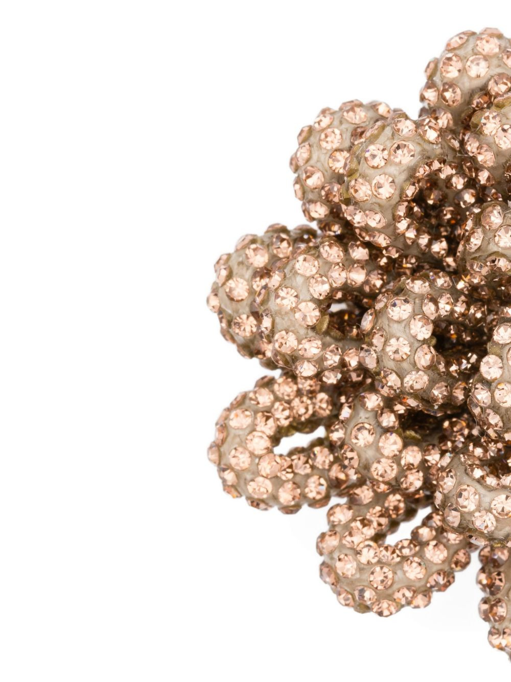 embellished-flower earring - 3