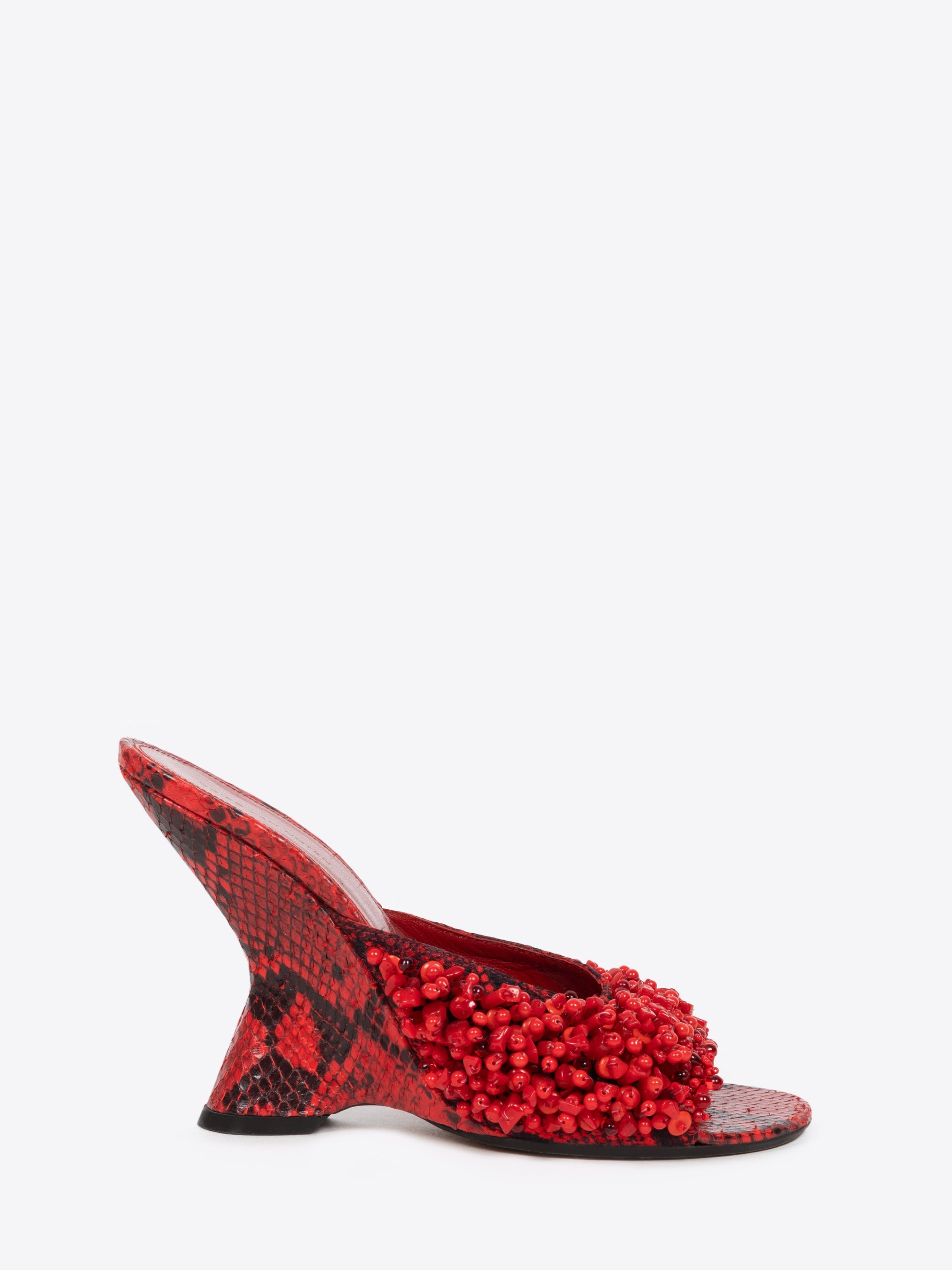 OPEN-TOE EMBELLISHED MULES - 2
