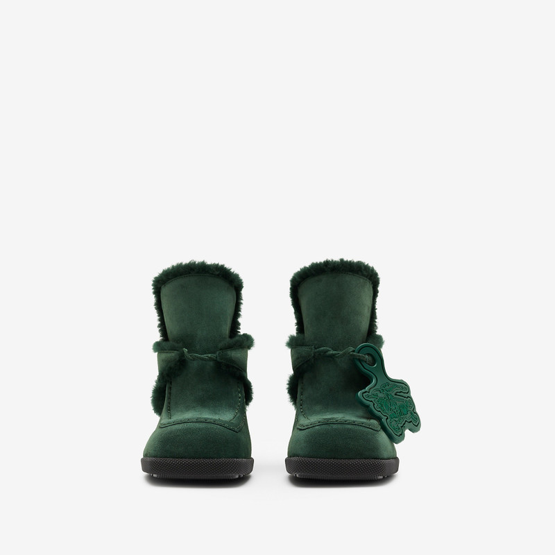 Suede and Shearling Highland Mules 3