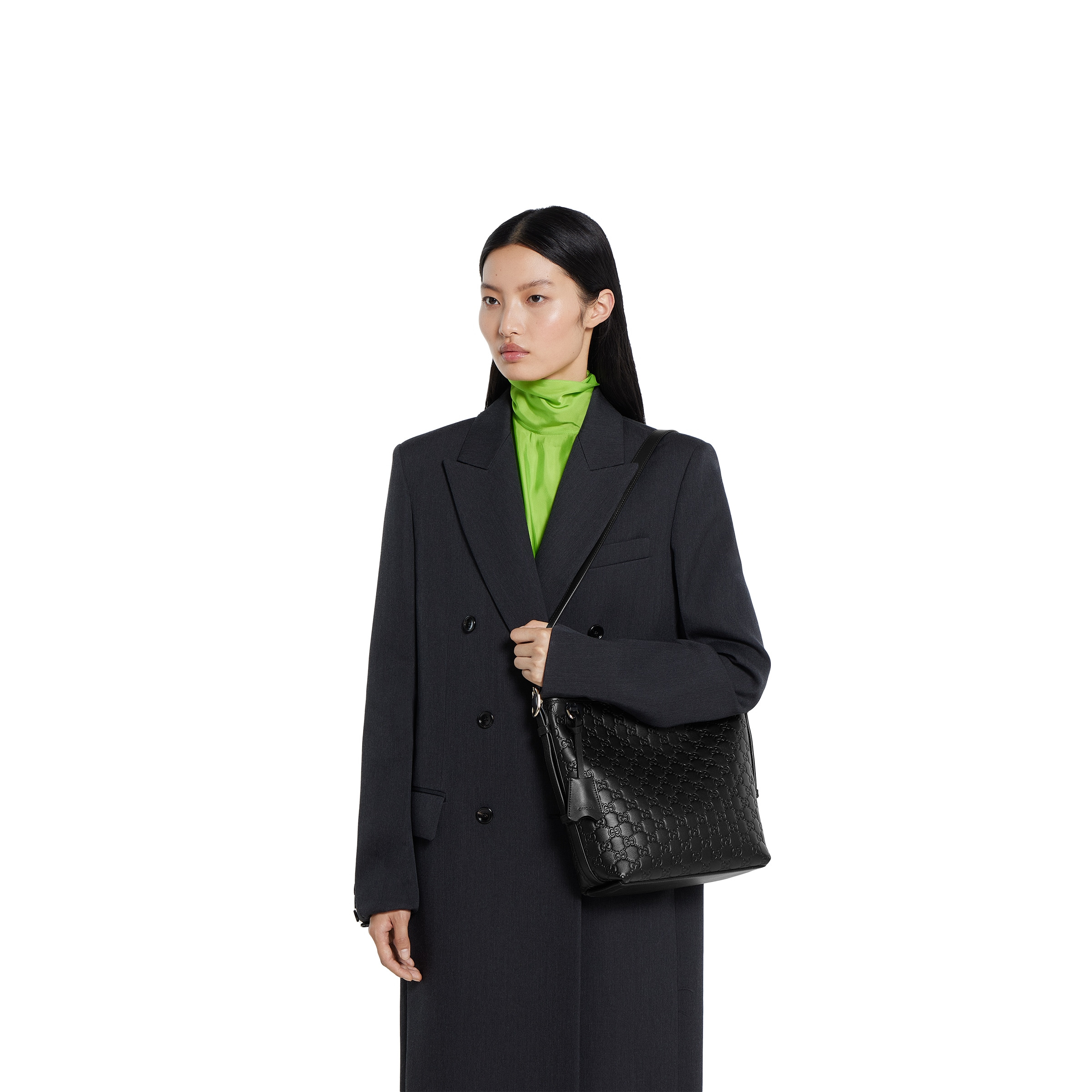 GG Emblem small shoulder bag - 4