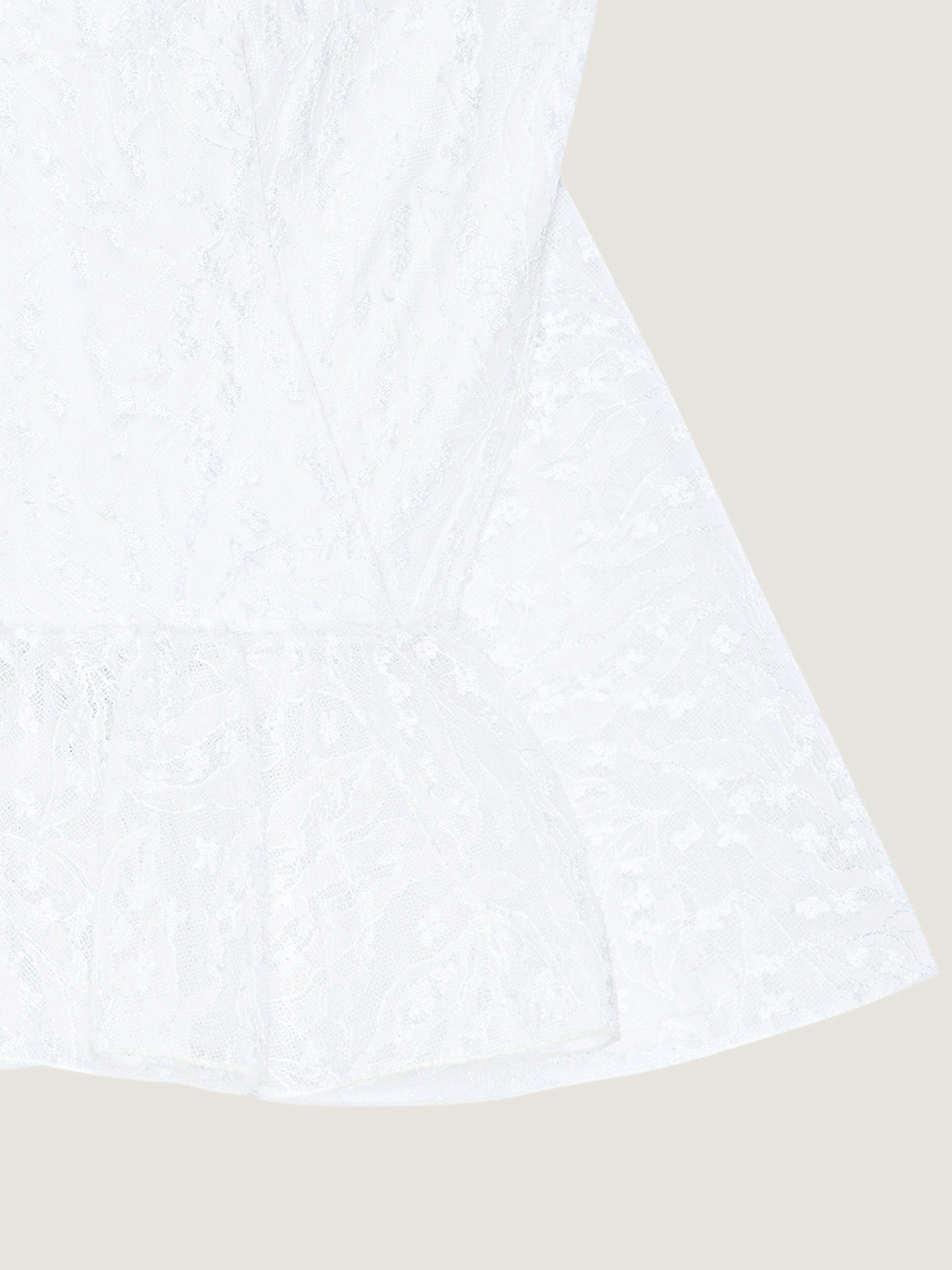 BUSTIER CAPE BACK TOP IN LACE - 4