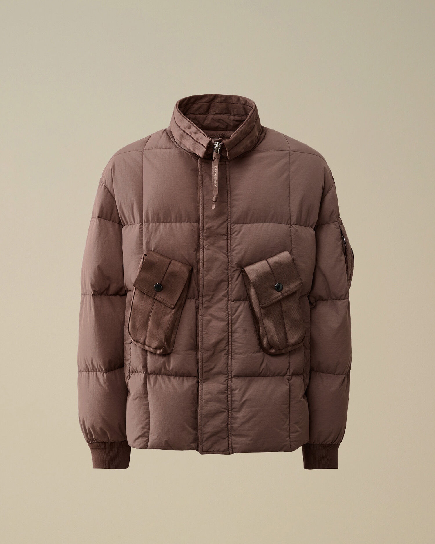 ジャケット・アウター CP Company Flatt Nylon Short Jacket C.P. Company Flatt Nylon Short Down Jacket | REVERSIBLE
