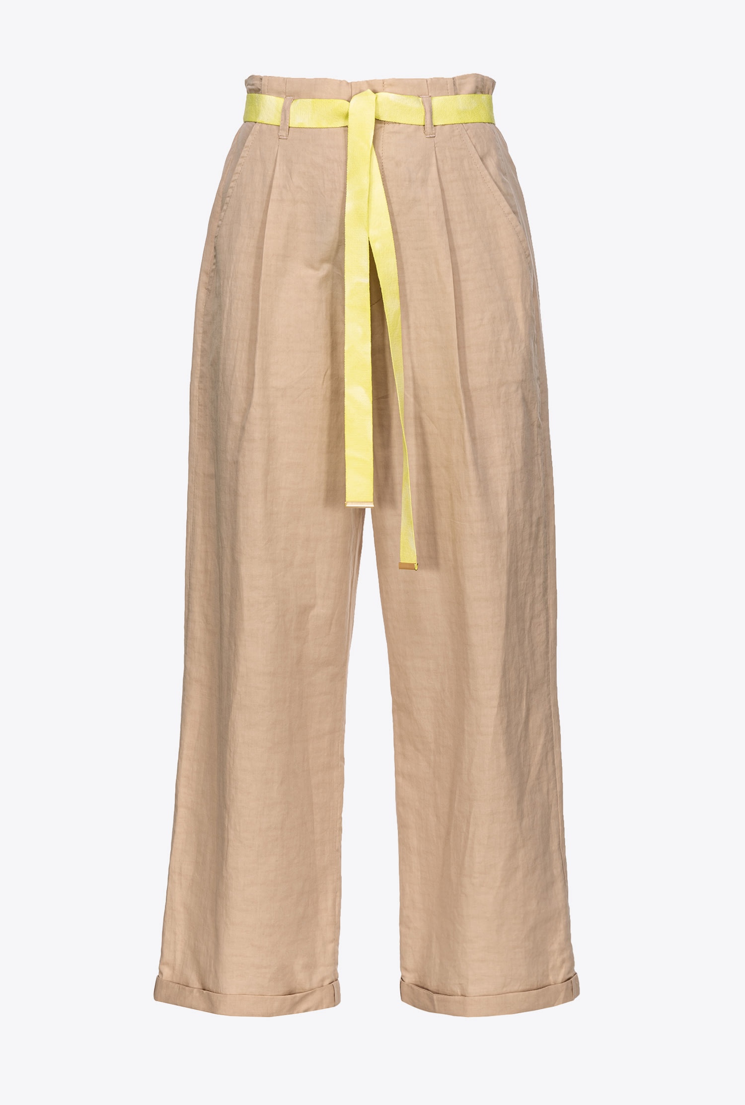 SLUB LINEN TROUSERS - 1