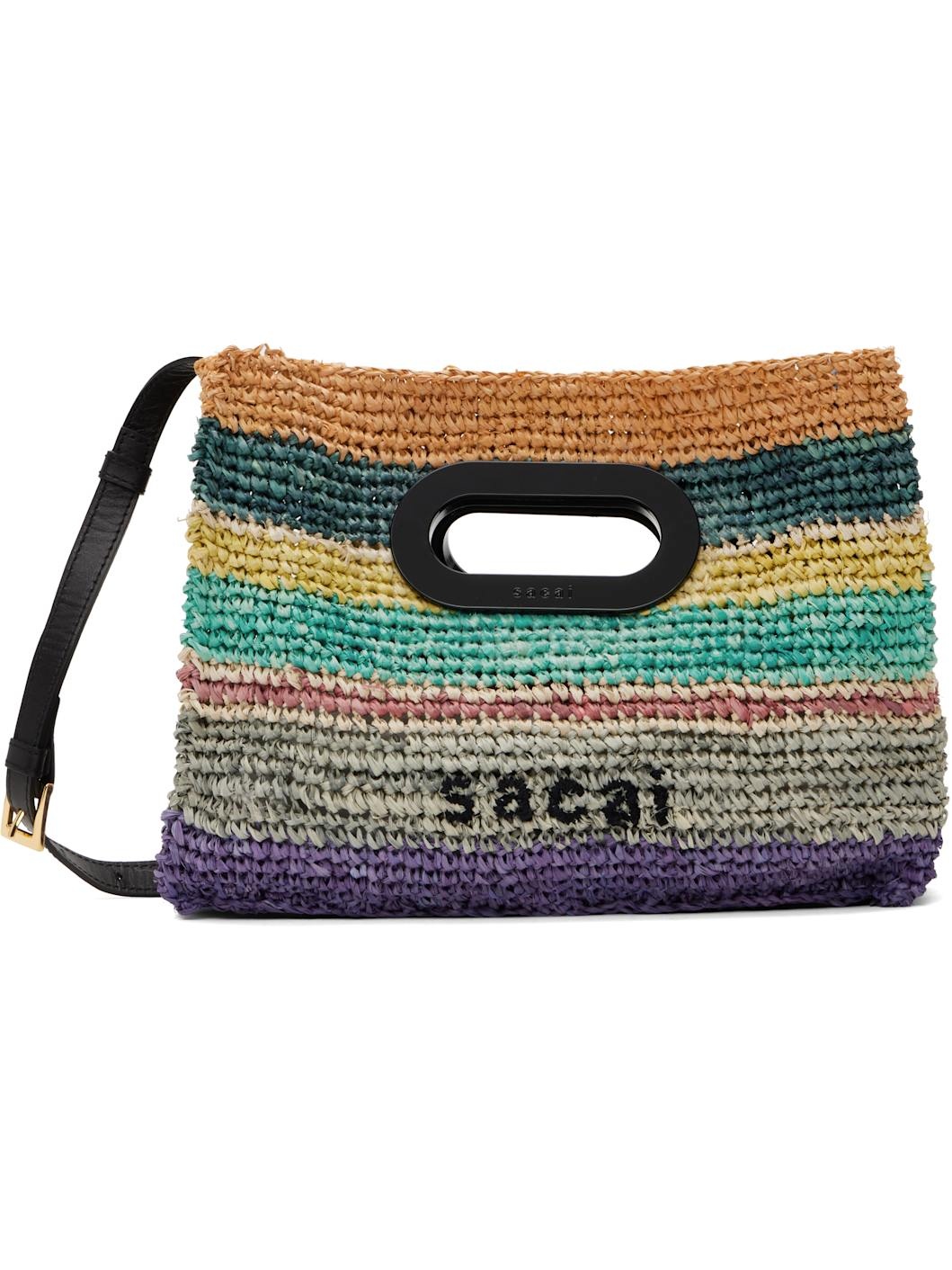 Multicolor Raffia New Shopper Small Bag - 1