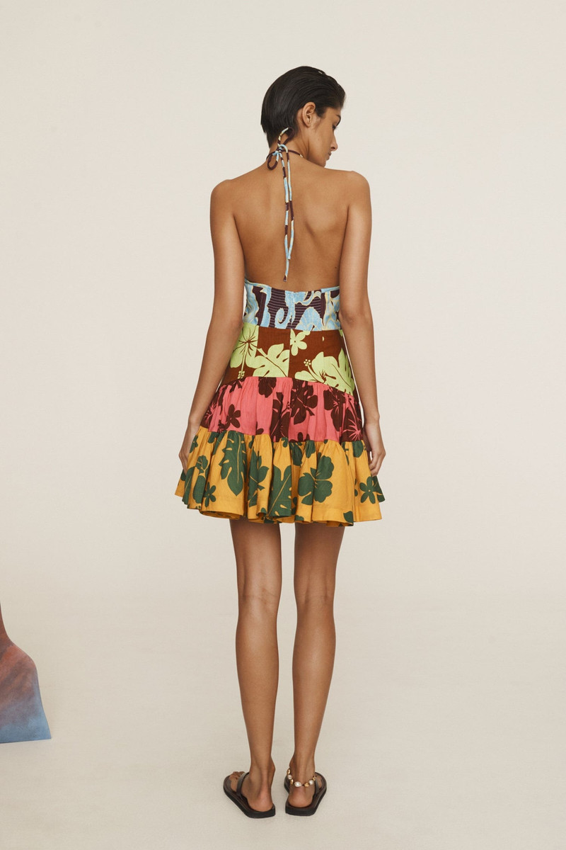 Poppy Spliced Mini Dress 6