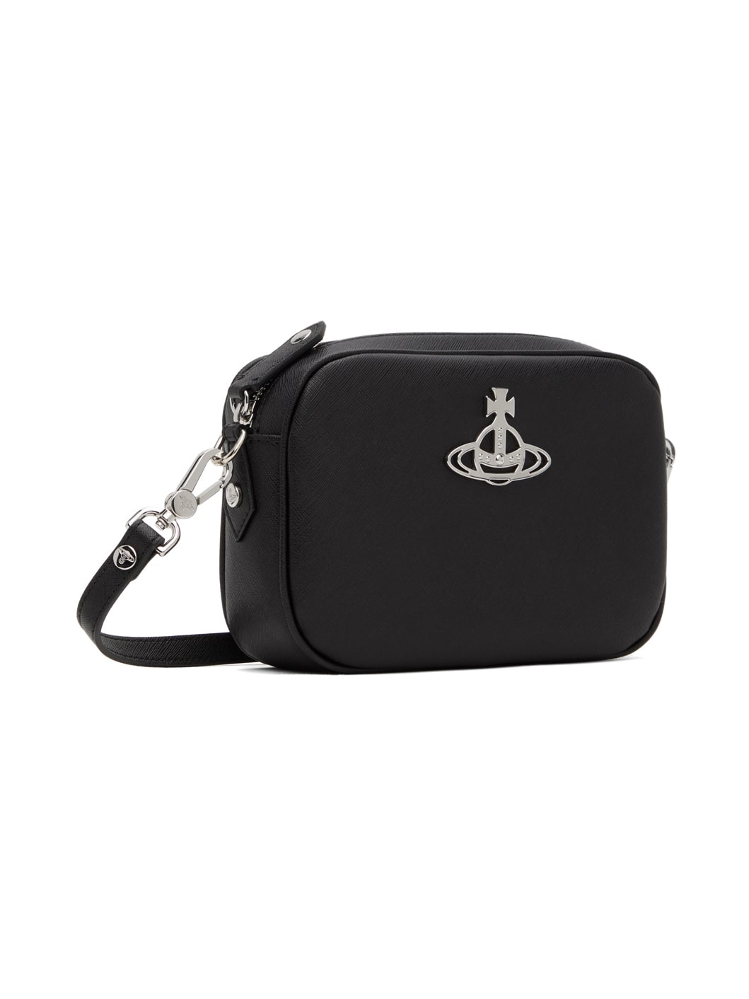 ★Vivienne Westwood★ Anna Camera Cross Bag Black 48020005UL Vivienne Westwood Accessories | Anna Camera Bag | Crossbody