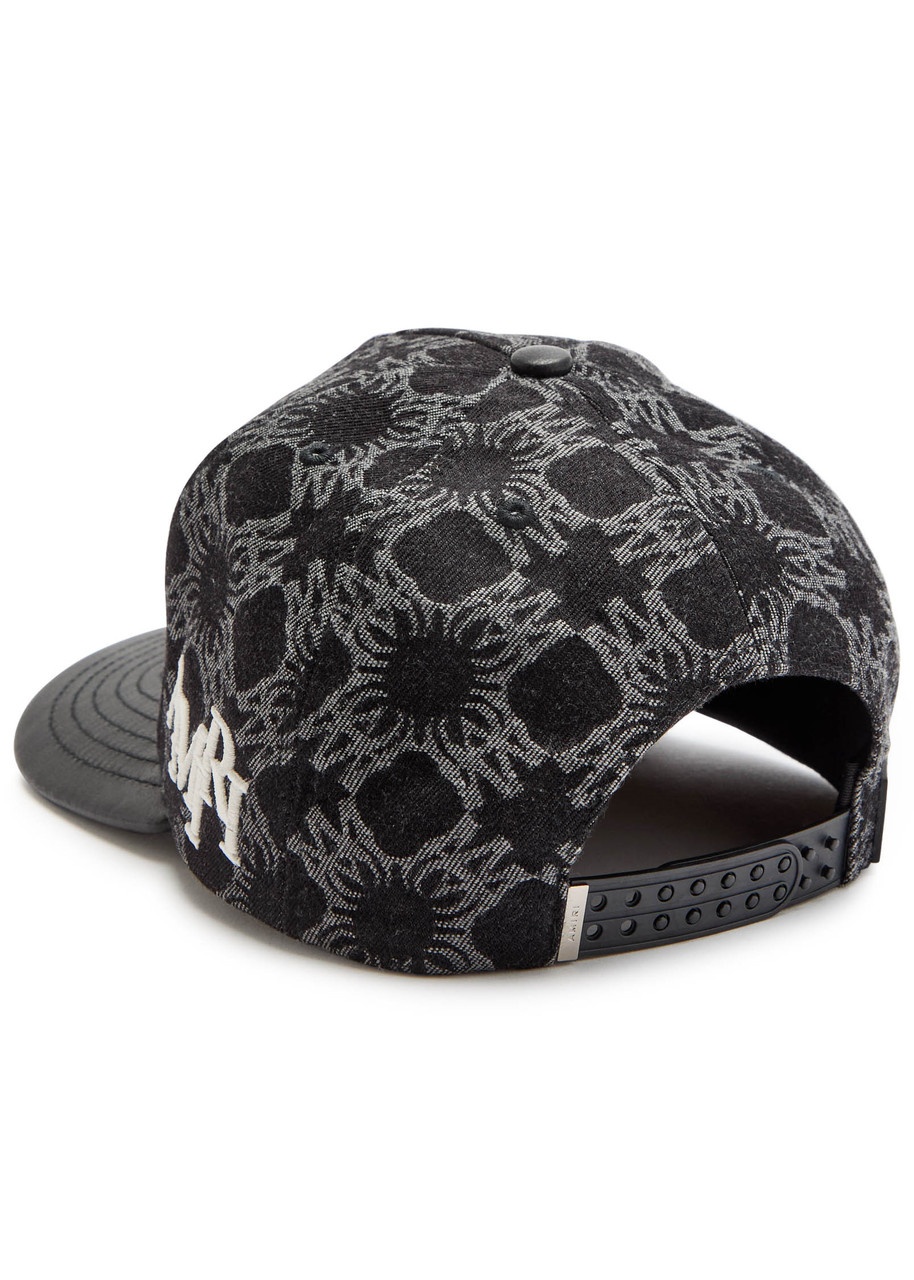 Amiri Logo-jacquard Denim cap - 3
