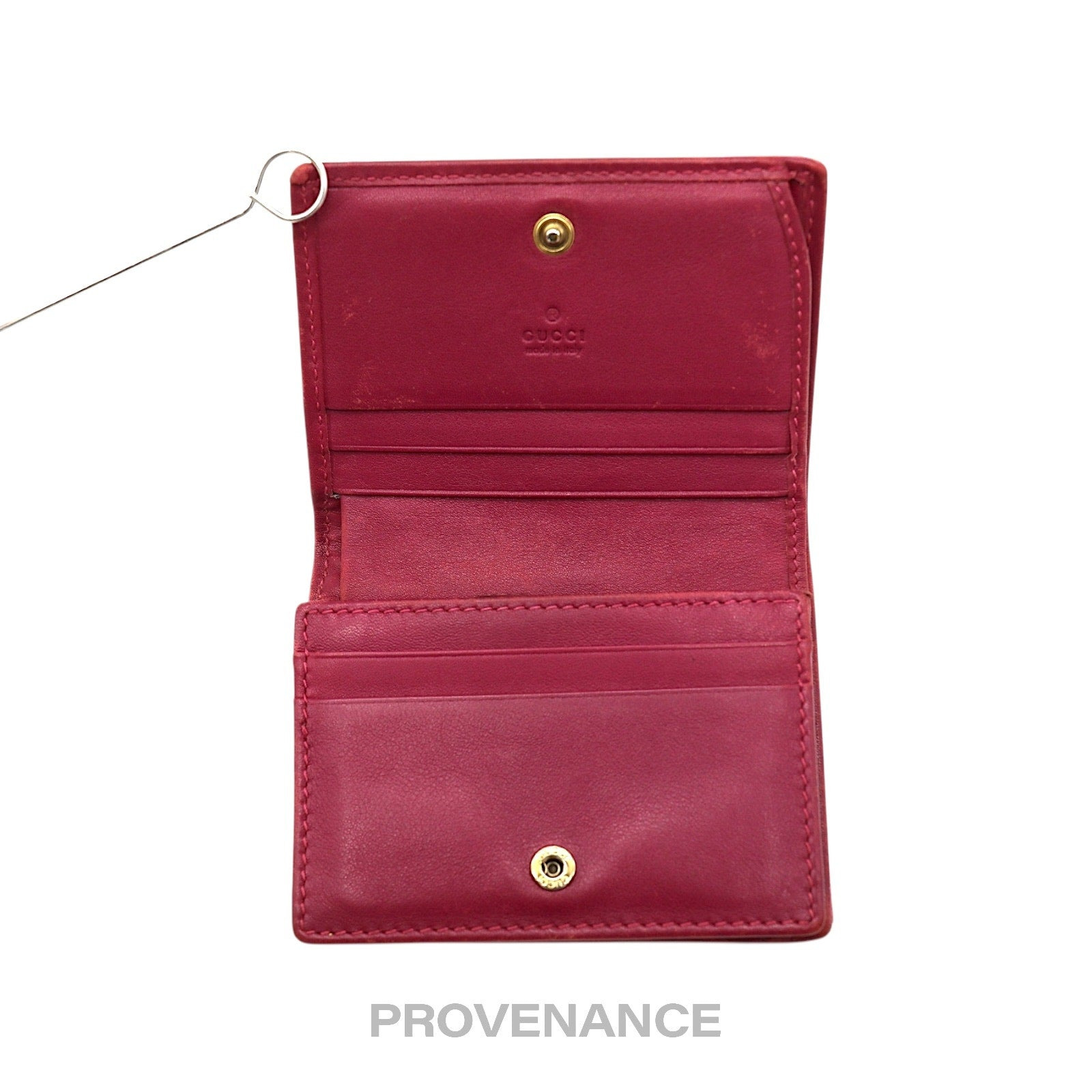 Gucci GG Marmont Card Holder Wallet - LOVE Pink Quilted - 5