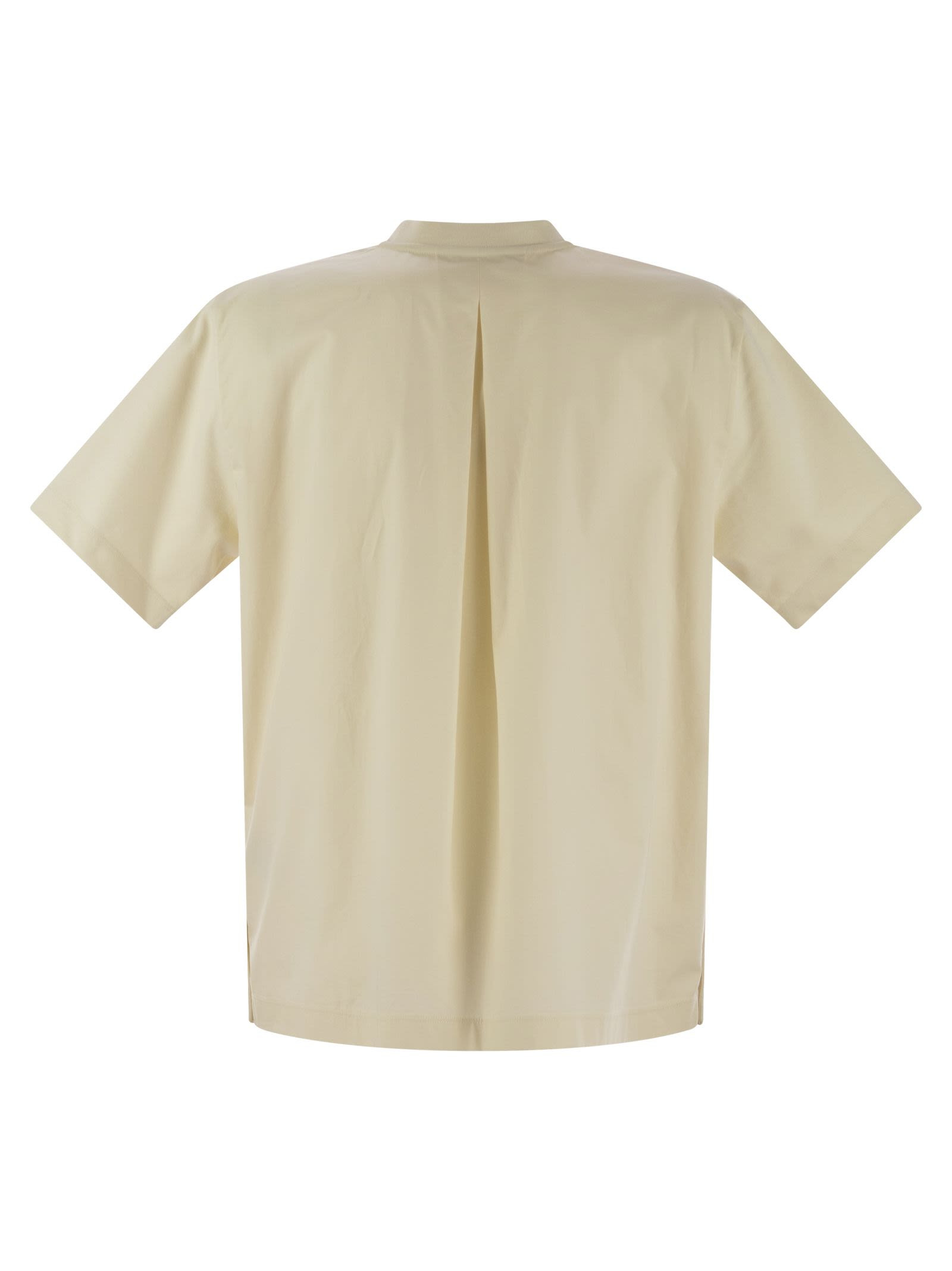 Moncler Women Cotton T-Shirt With Pocket - 2