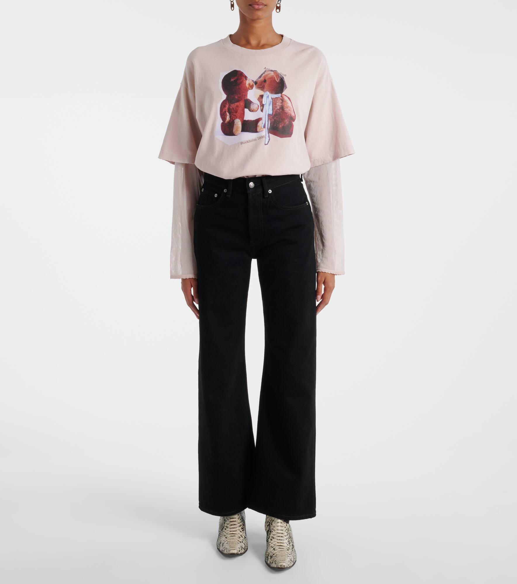 2021F mid-rise straight jeans - 7