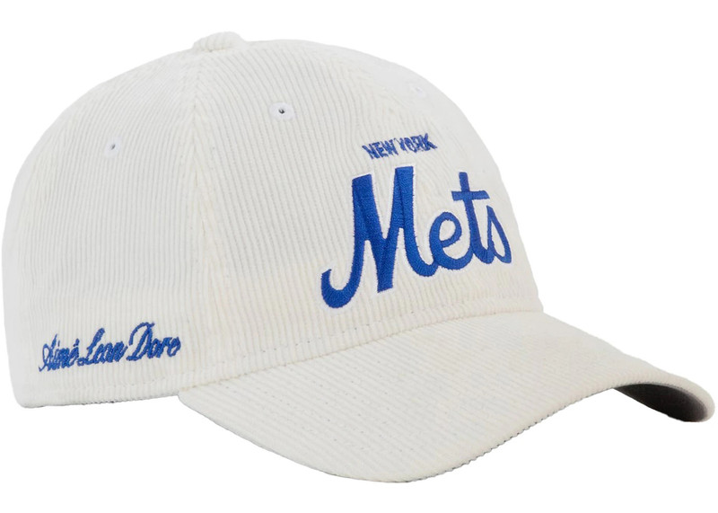 AIMÉ LEON DORE Aime Leon Dore x New Era Mets Corduroy Hat White outlook