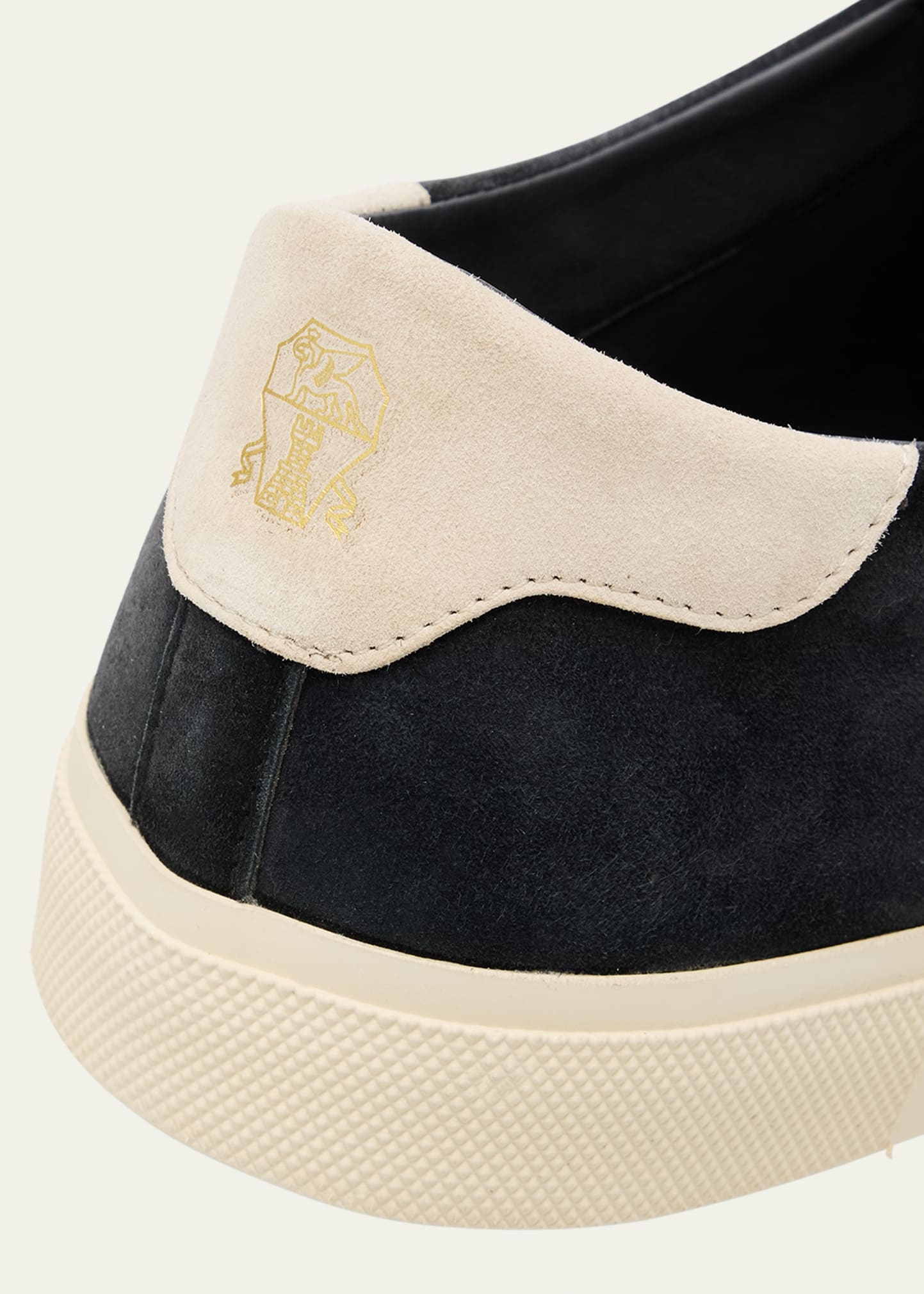 Men's Suede Low-Top Sneakers - 6
