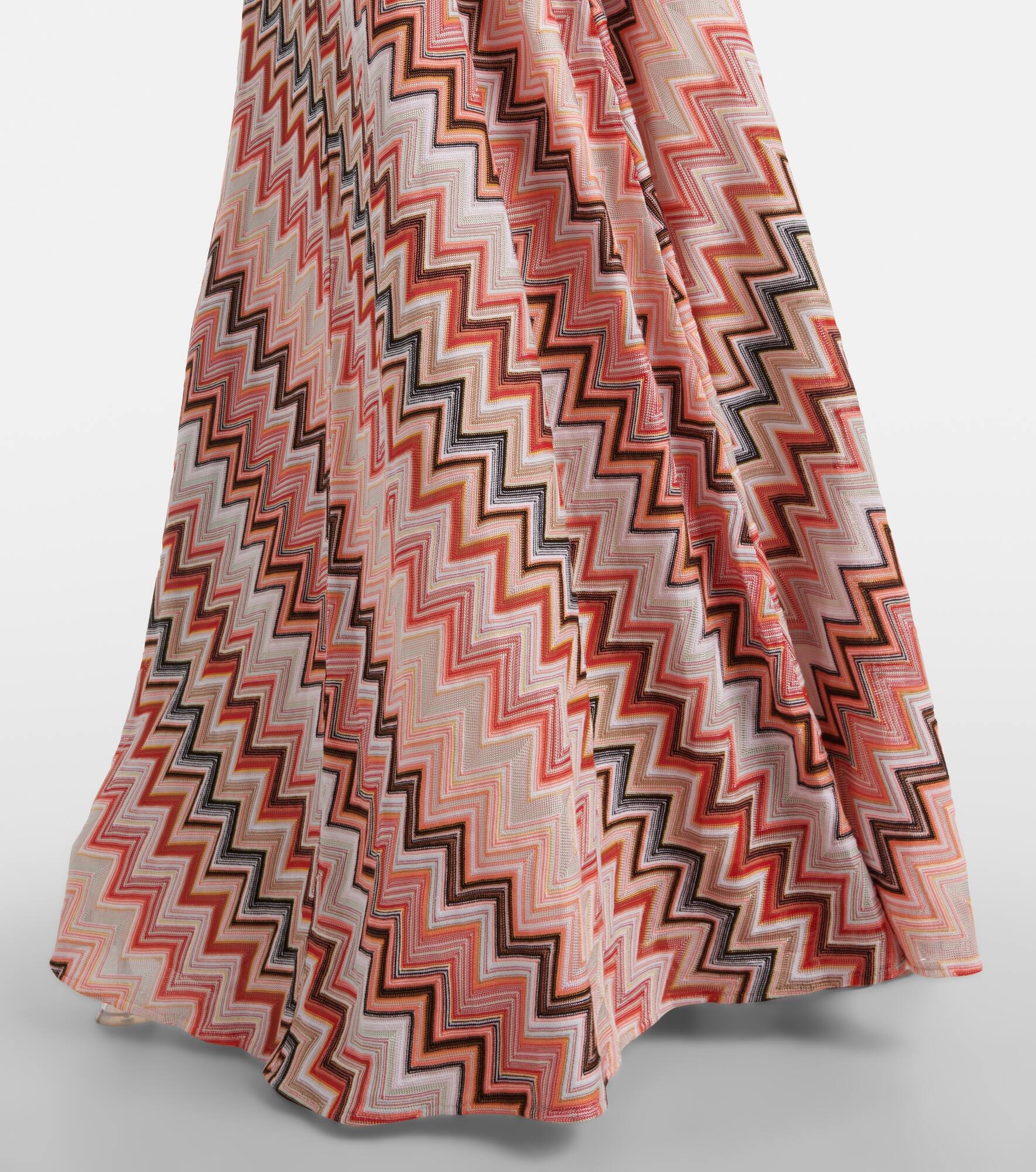 Zig Zag cotton-blend maxi dress - 5