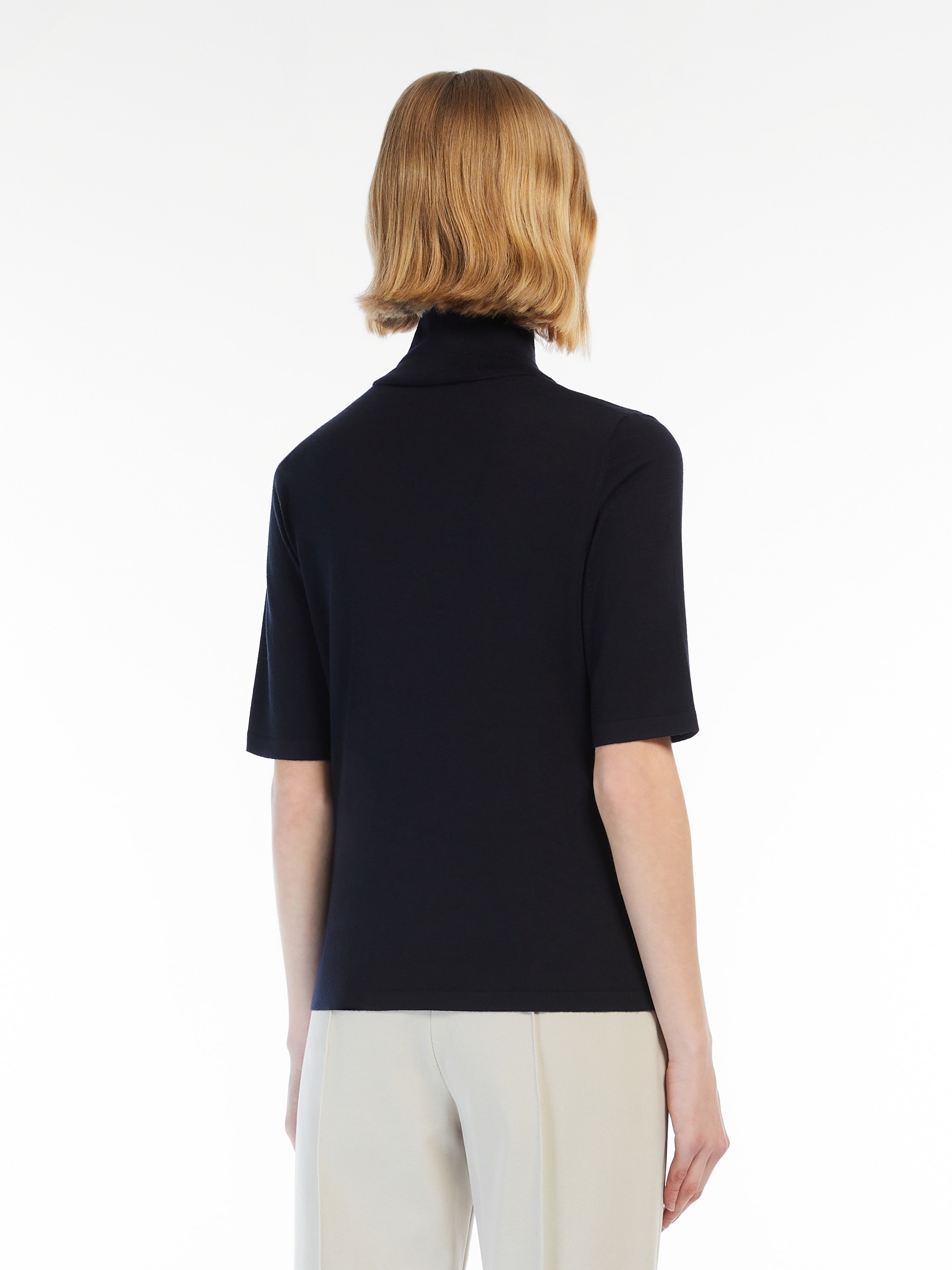 GIGI Wool yarn polo-neck sweater - 4
