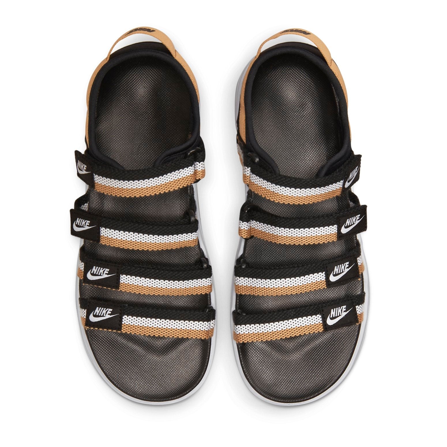(WMNS) Nike Icon Classic Sandal 'Black Metallic Gold' DH0224-002 - 3
