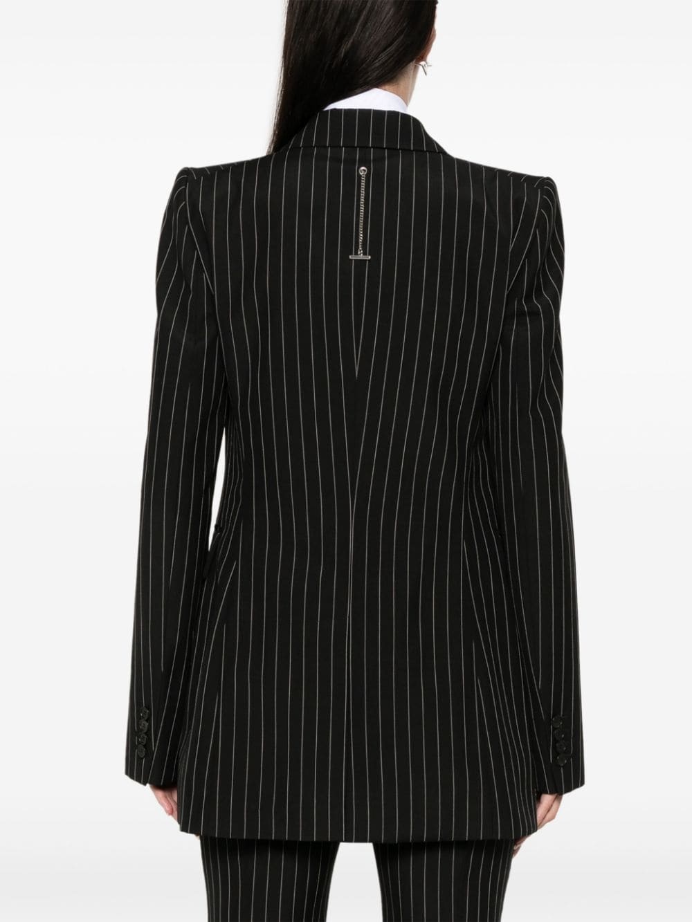 pinstriped blazer - 4