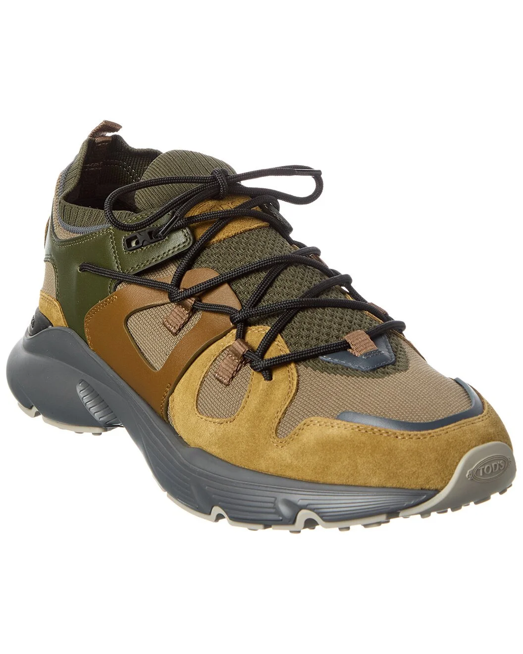 TOD’s Allacciata Leather Sneaker - 1