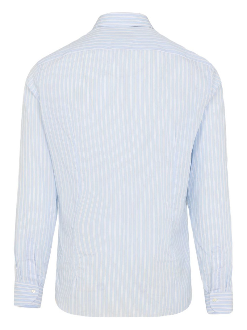 Canali striped cotton shirt outlook