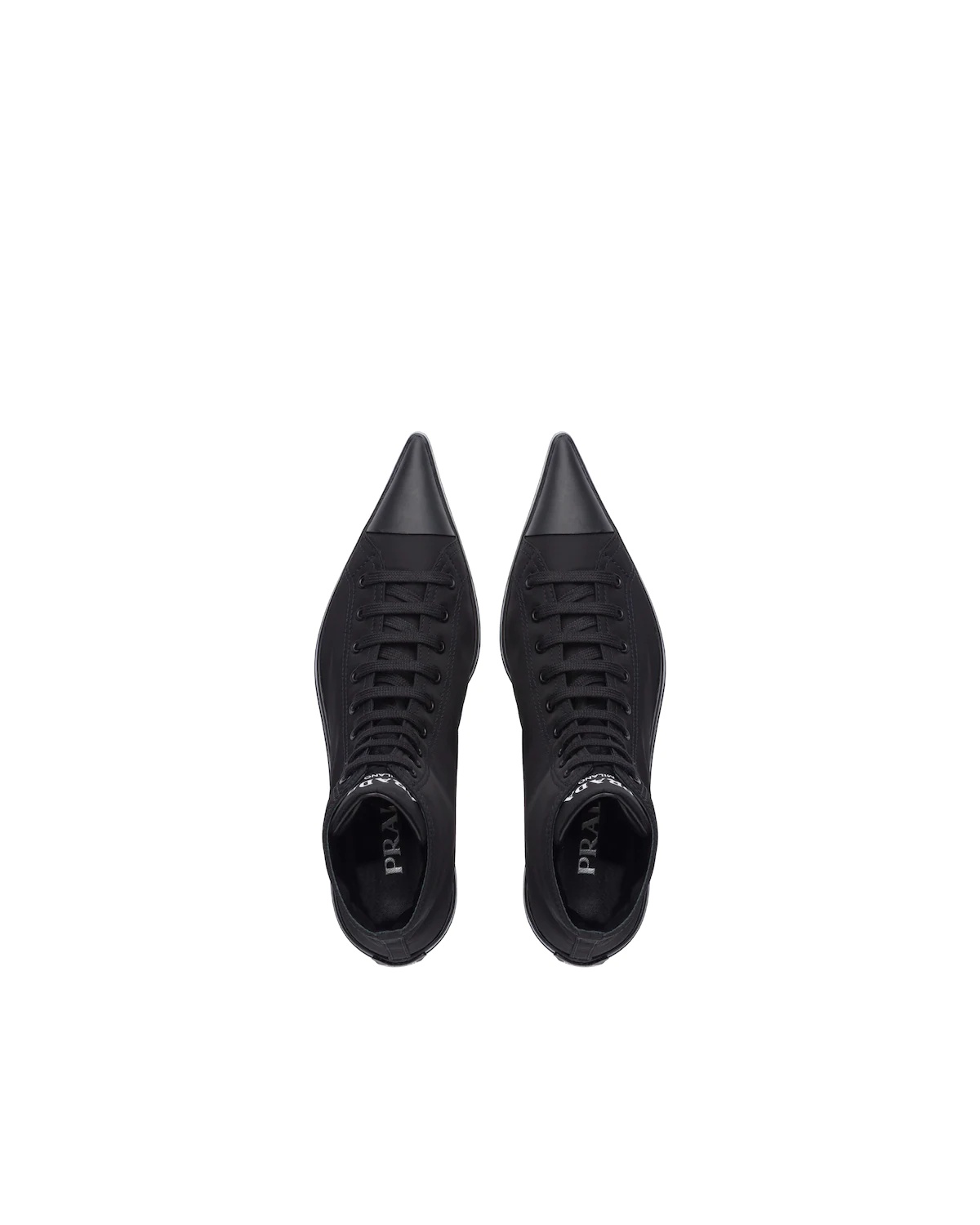 Prada Synthesis heeled high-top sneakers - 4