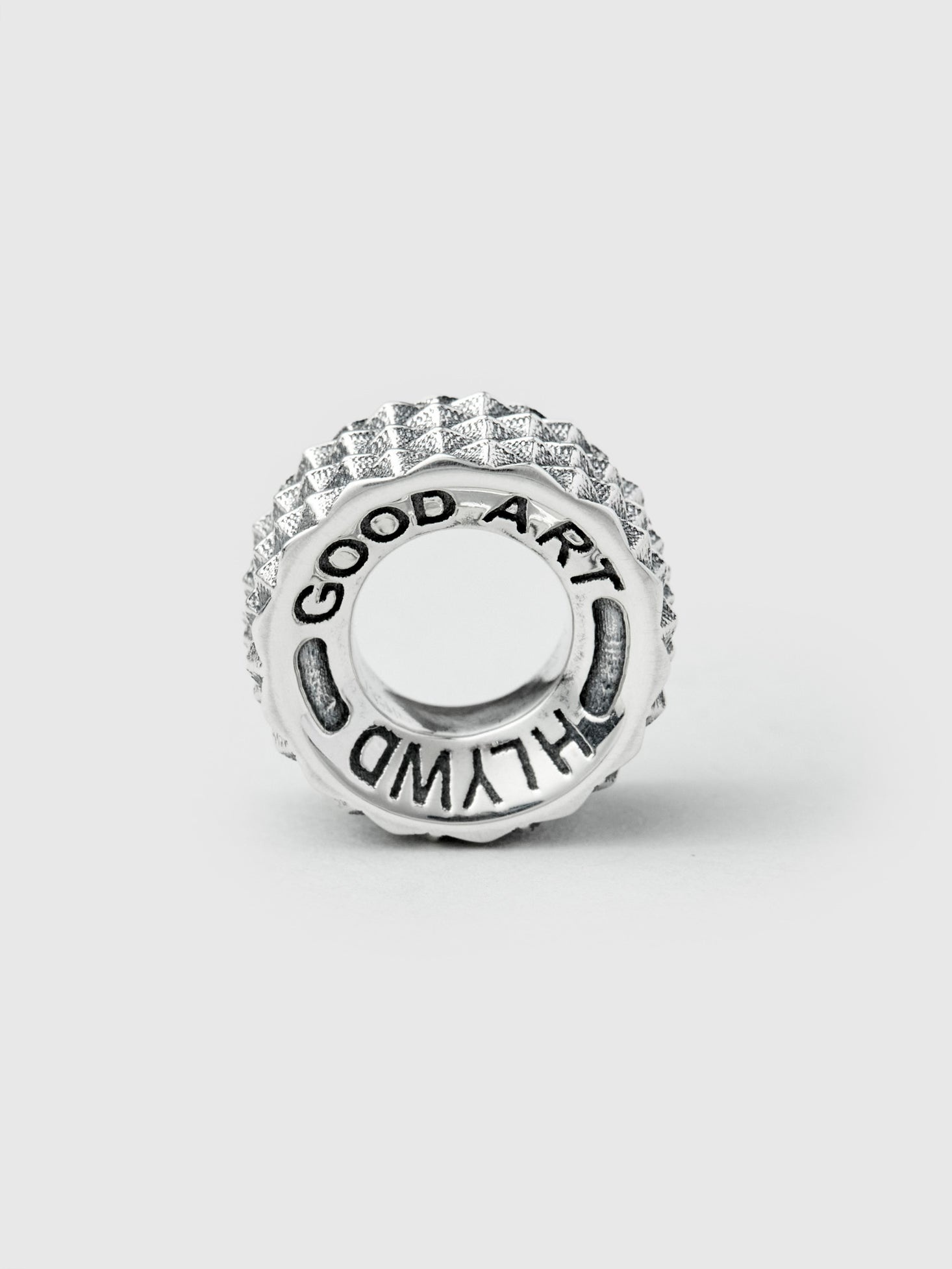Goosebumps Rondel in Sterling Silver - 3
